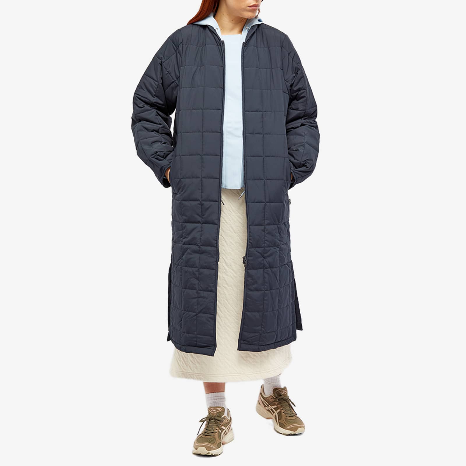 Rains Liner Quilted Coat Navy END. (GB)