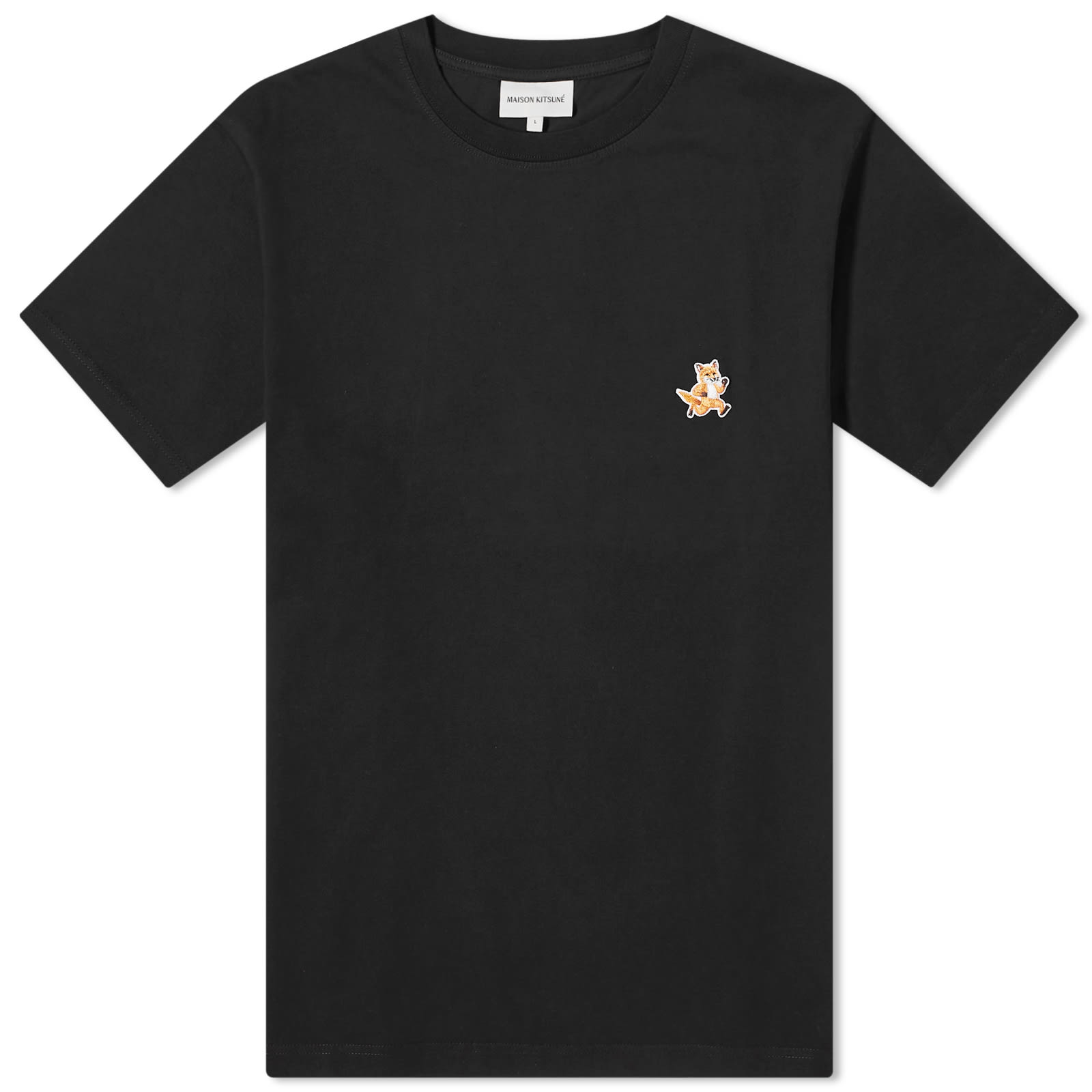 Maison Kitsuné Speedy Fox Patch Comfort TShirt Black END. (KR)