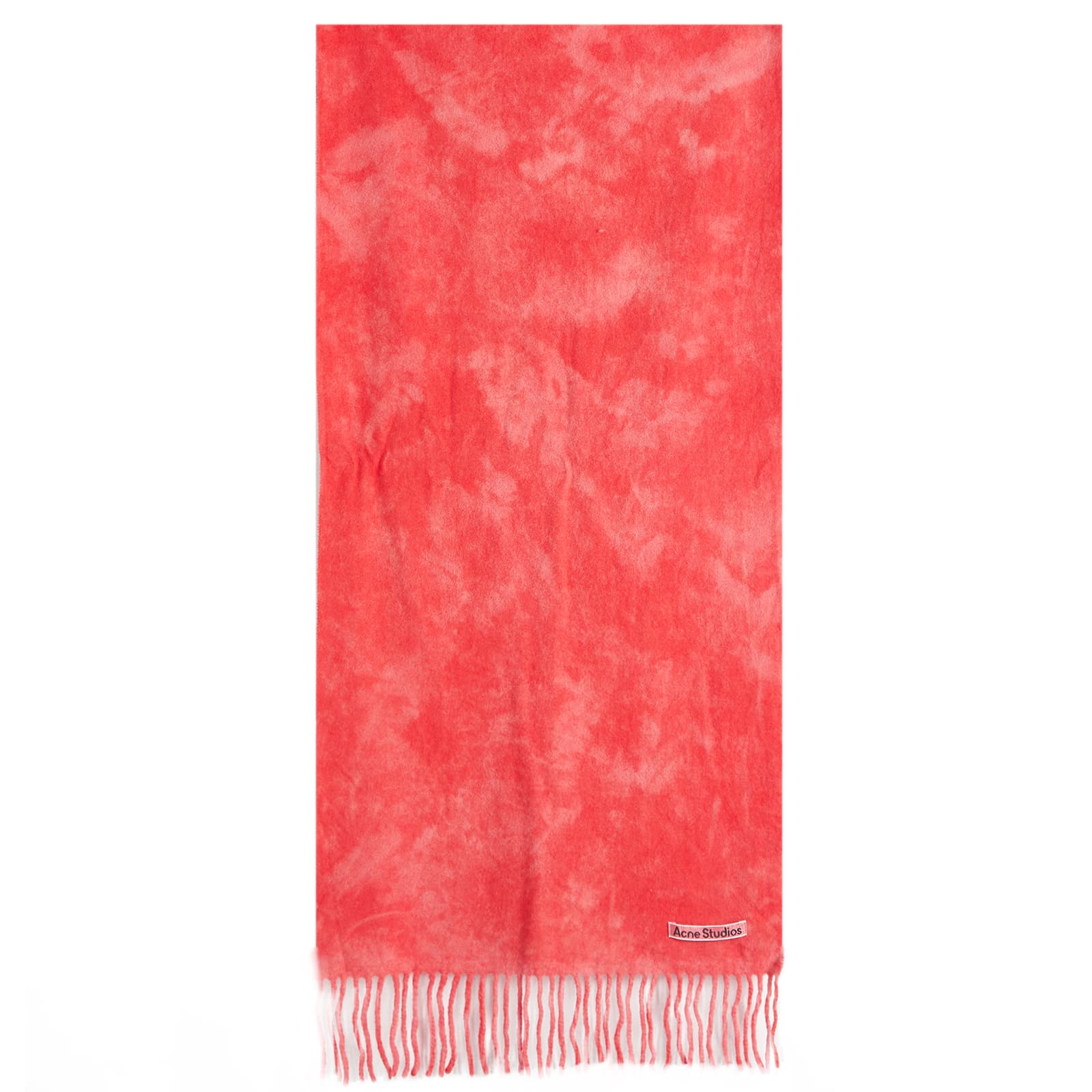 Acne Studios Canada Narrow Tie Dye Scarf - Bright Pink