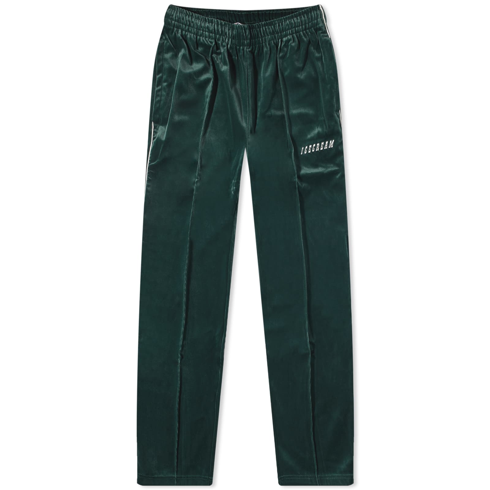 ICECREAM Velour Track Pants Green END.