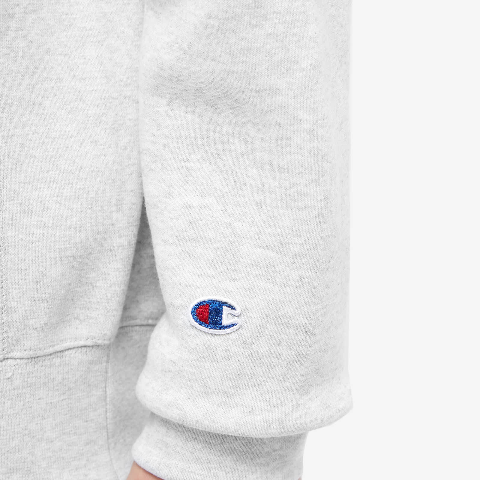 Champion Reverse Weave Classic Hoodie Grey Marl END champion-reverse-weave-classic-hoodie-grey-marl-end