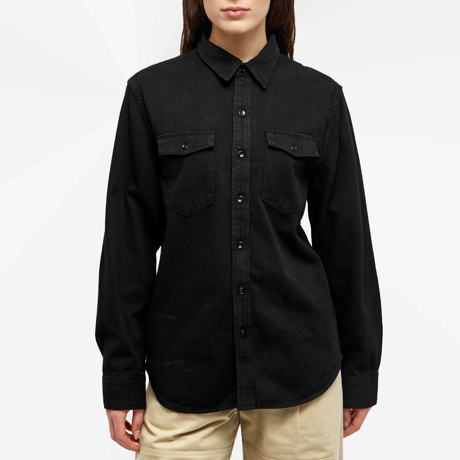 WARDROBE.NYC Denim Shirt Black END. (DE)