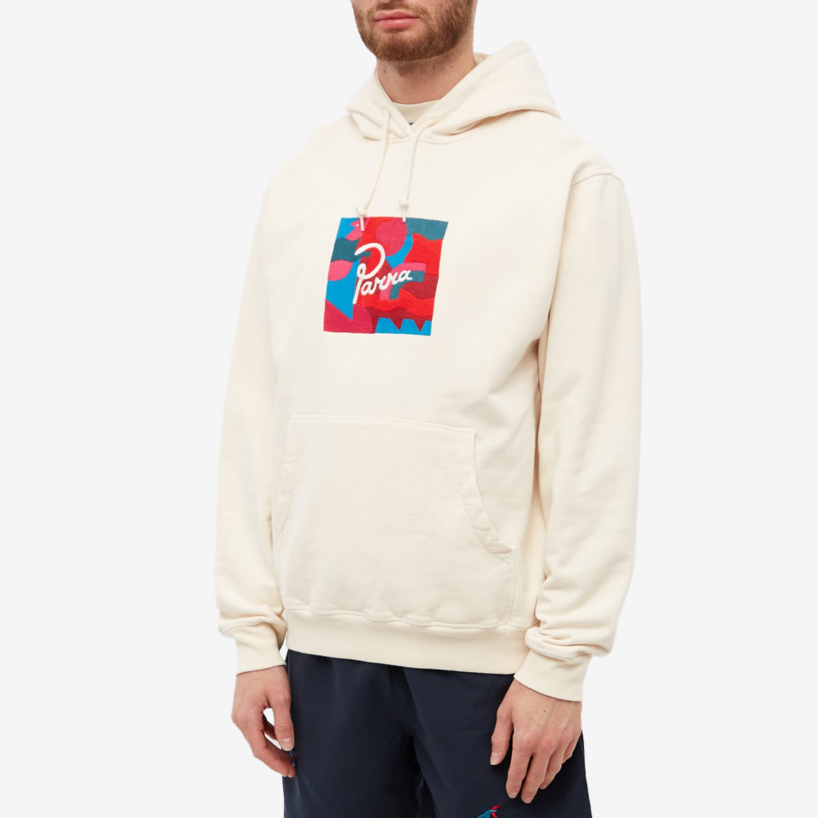 By Parra Abstract Shapes Hoodie - White