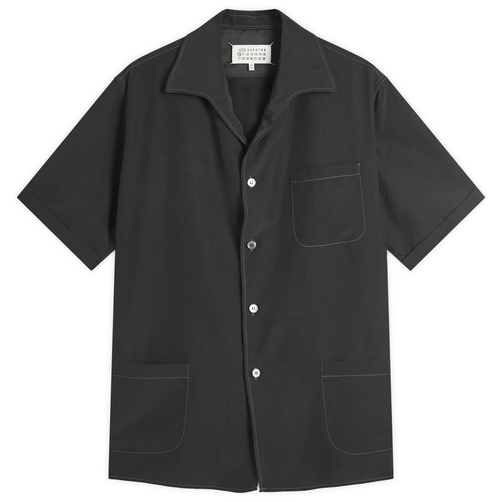 Maison Margiela Short Sleeve Shirt - Black