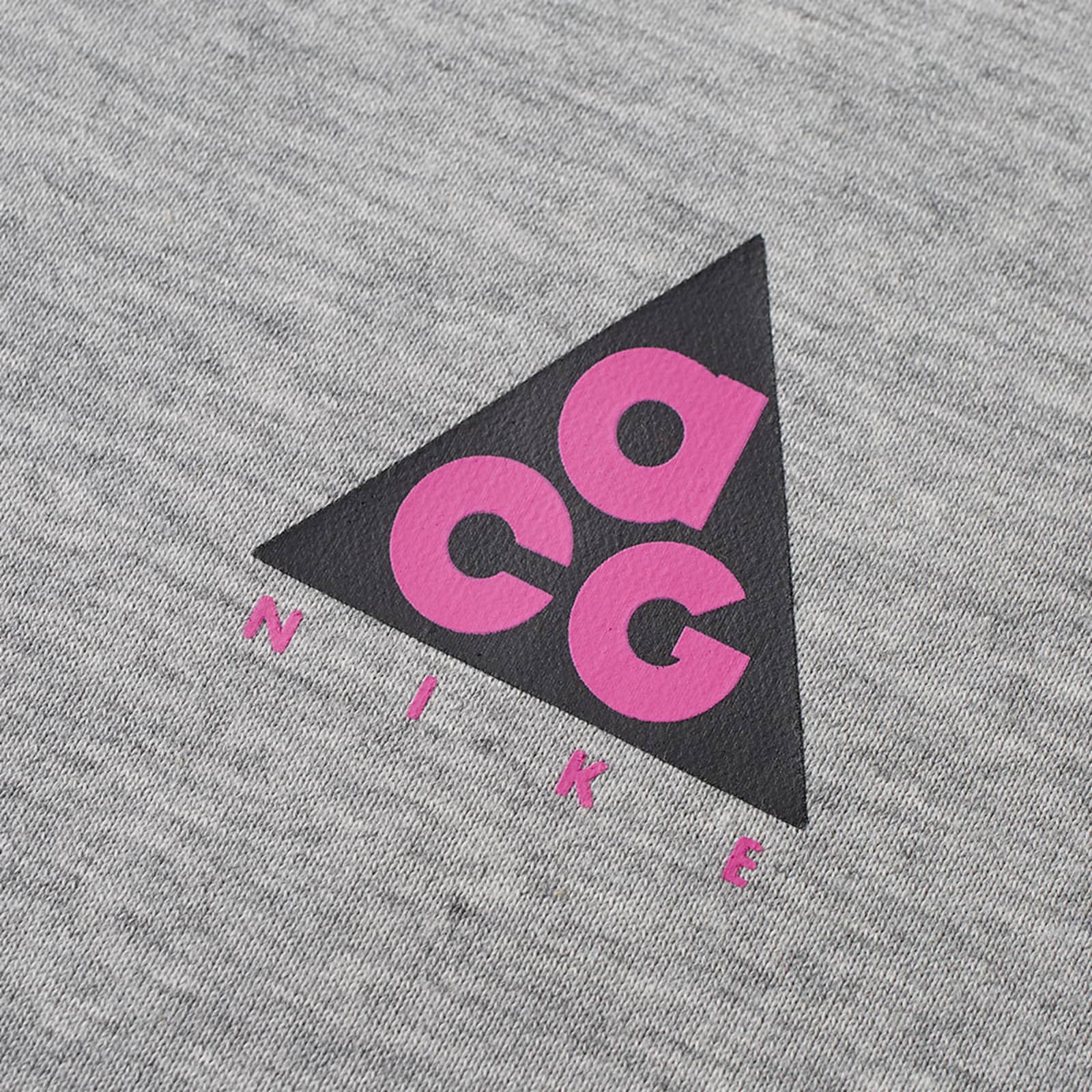 Nike ACG Tee - Dark Grey Heather & Magenta