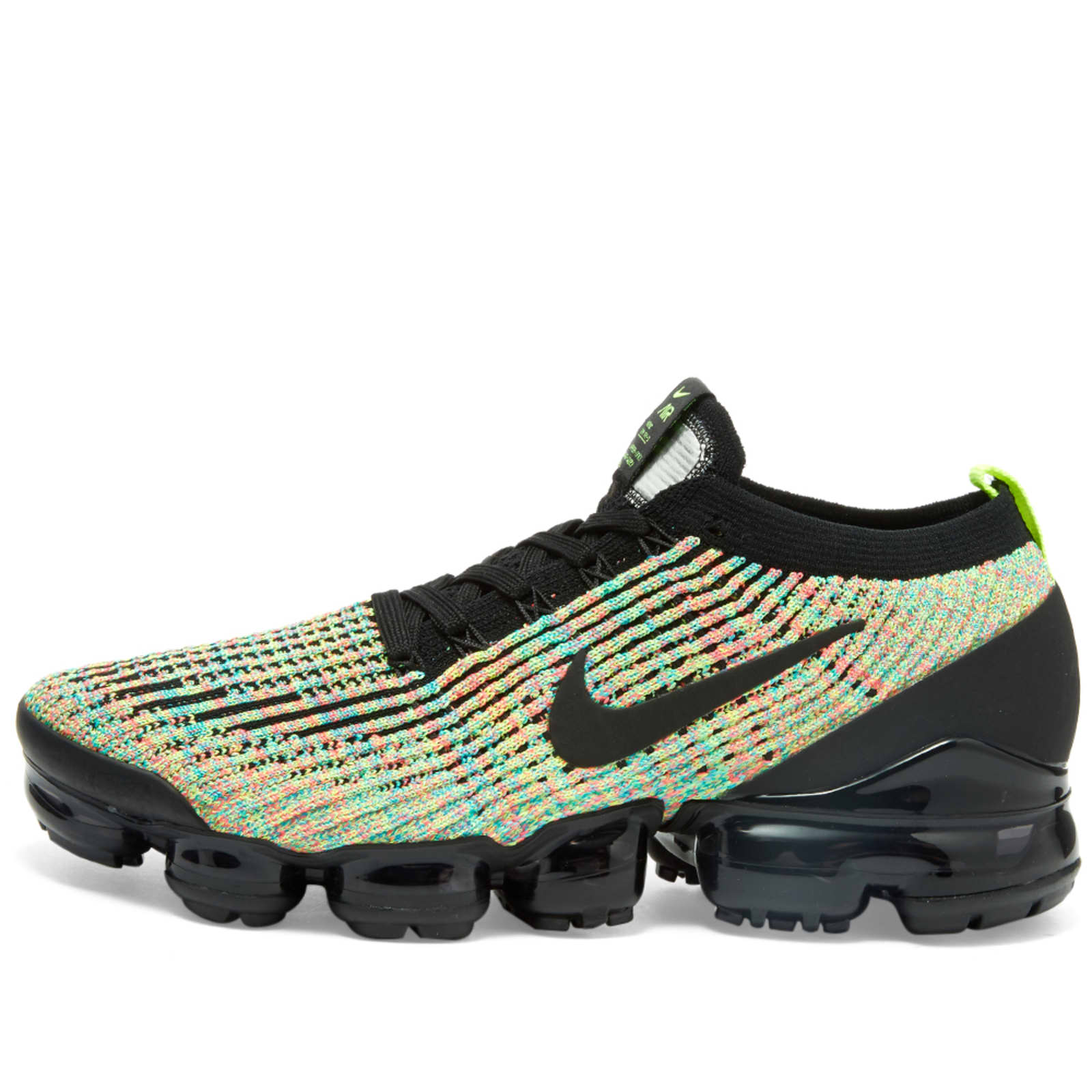 Nike Air Vapormax Flyknit 3 W - Black, Volt & Blue Lagoon