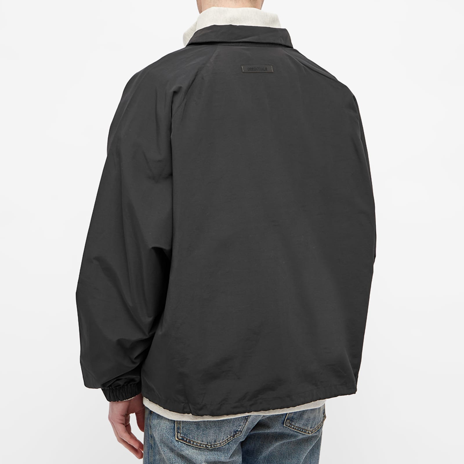 Fear of God ESSENTIALS Half Zip Track Jacket - Stretch Limo