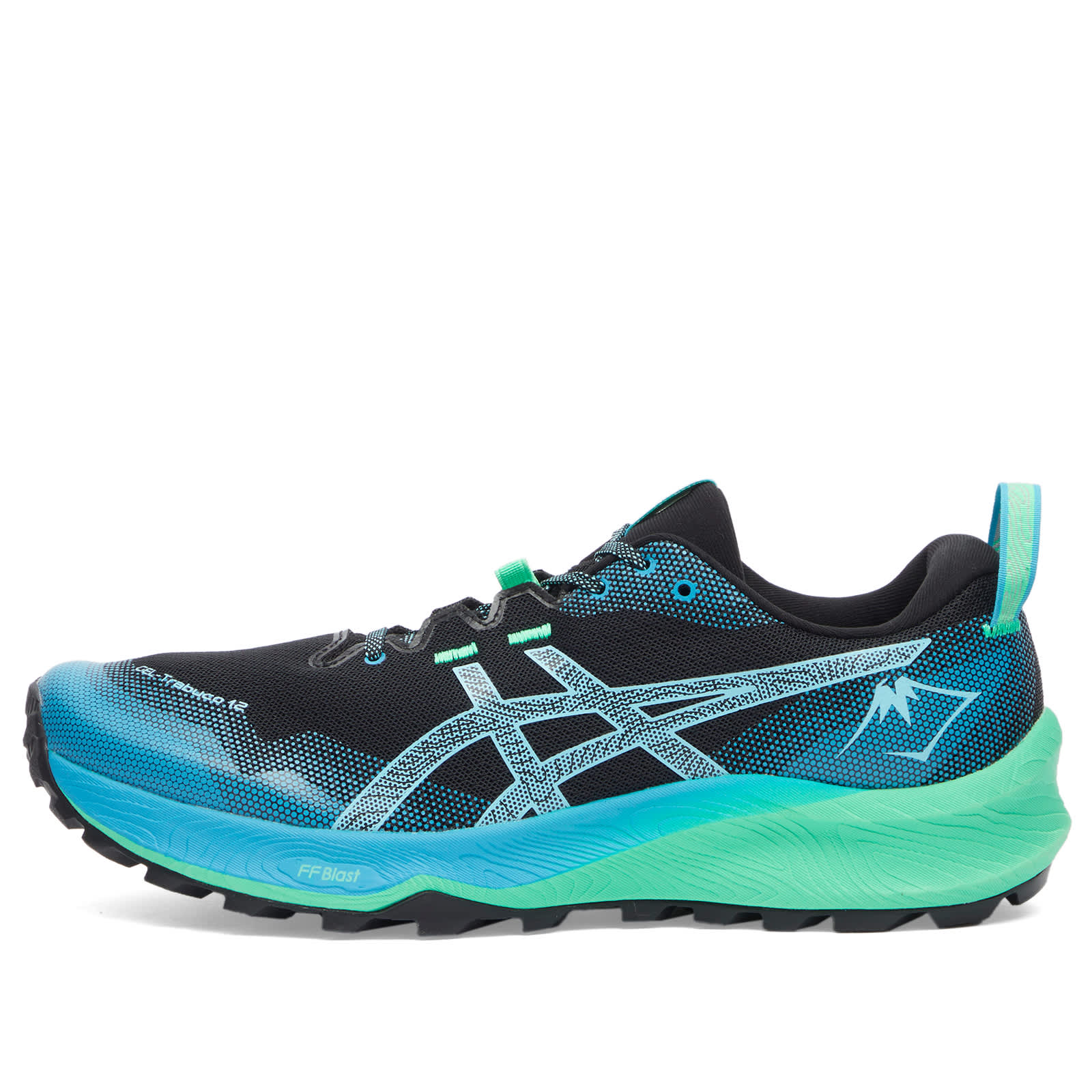 Asics GEL-TRABUCO 12 - Black & Bright Cyan