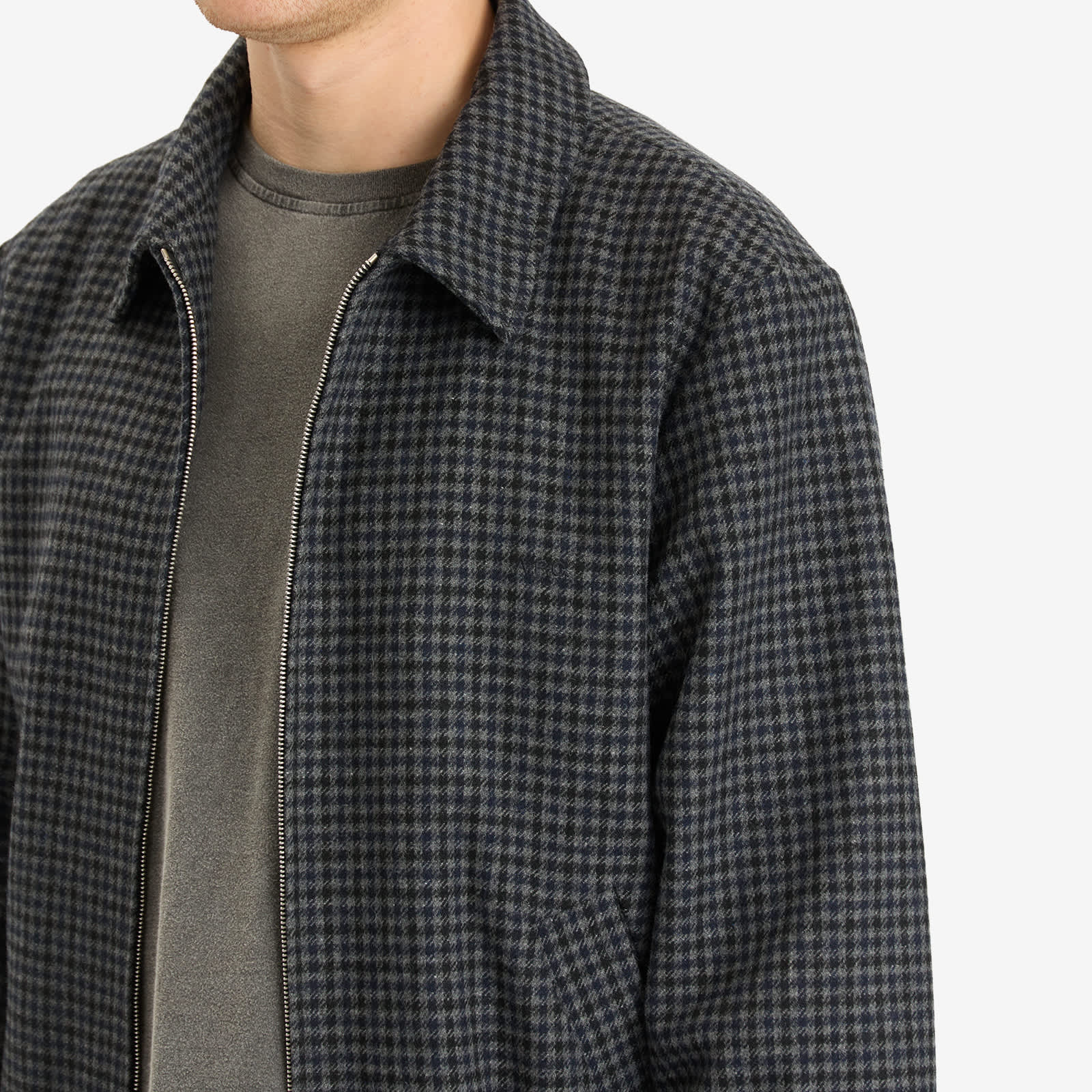 A.P.C. Gilbert Houndstooth Check Wool Jacket