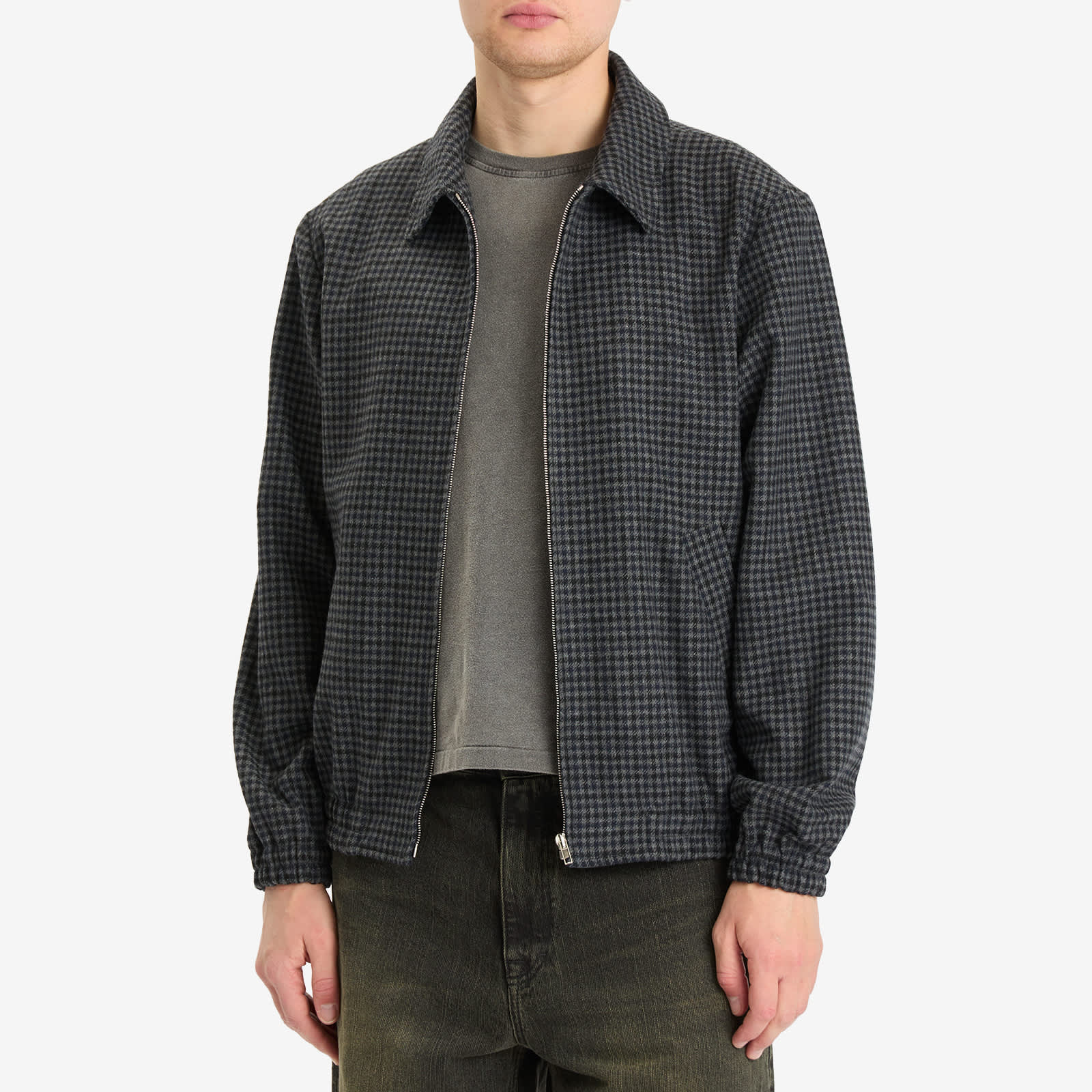 A.P.C. Gilbert Houndstooth Check Wool Jacket