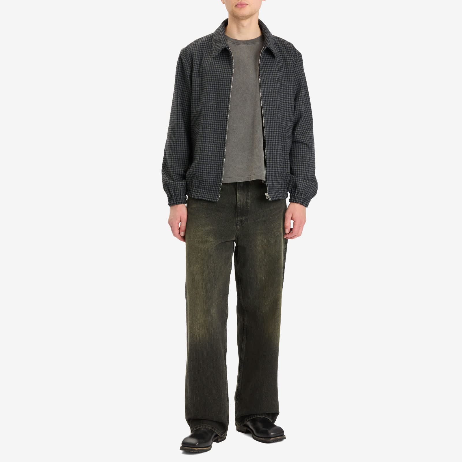 A.P.C. Gilbert Houndstooth Check Wool Jacket