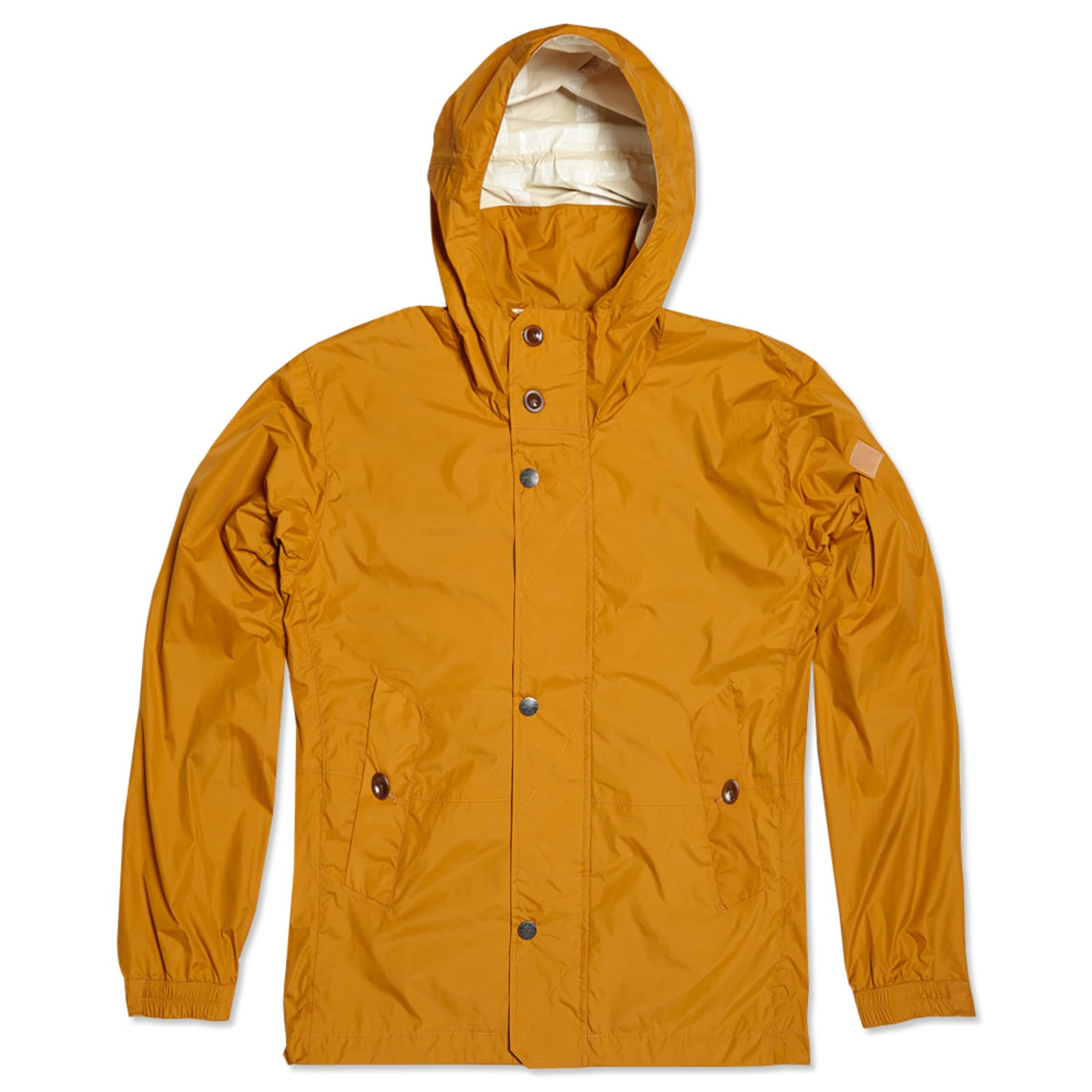 Paul Smith Hooded Rain Jacket Mustard END.