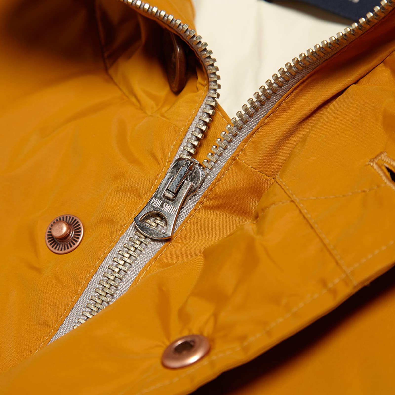 Paul Smith Hooded Rain Jacket Mustard END.