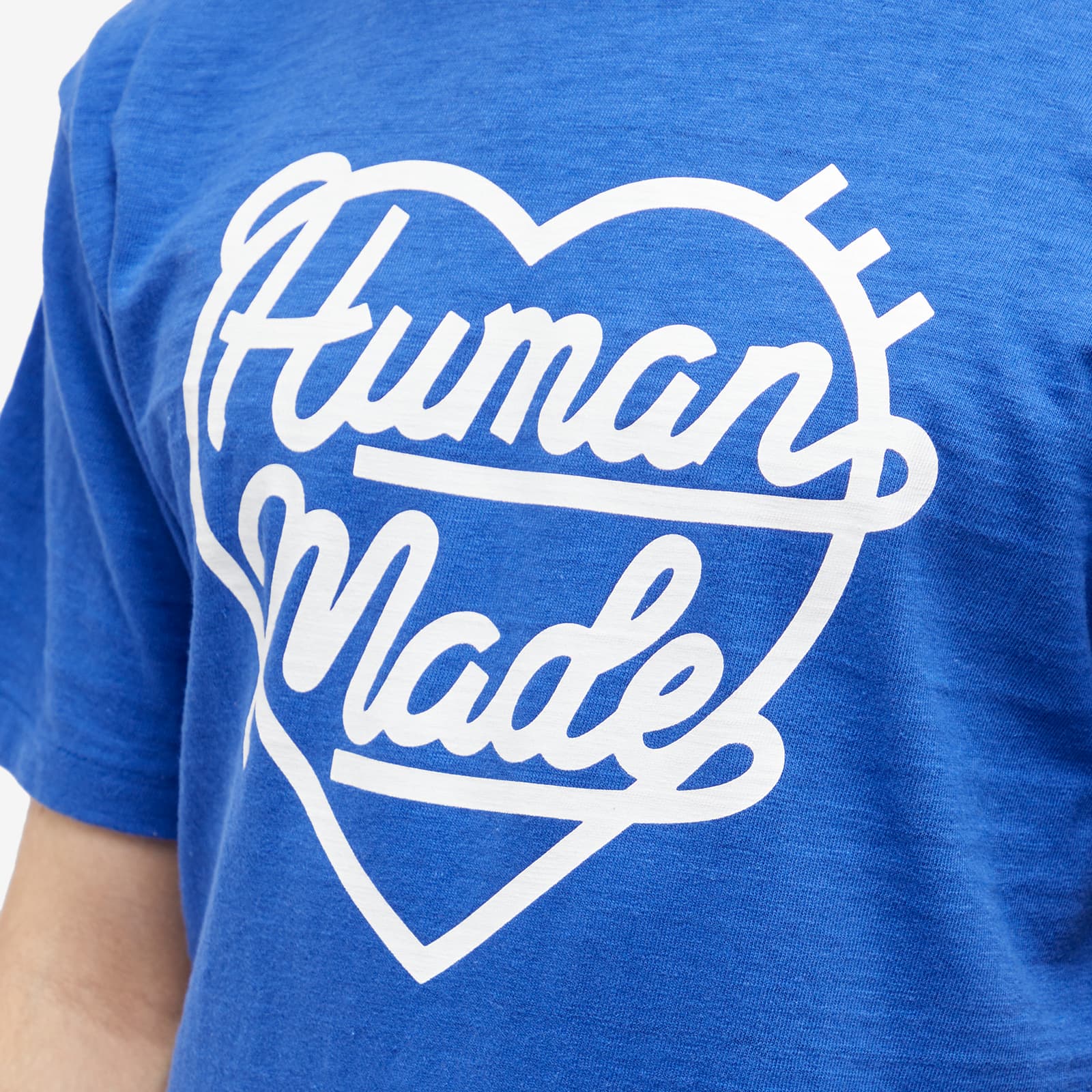 Human Made Heart Slub T-Shirt Blue | END. (KR)