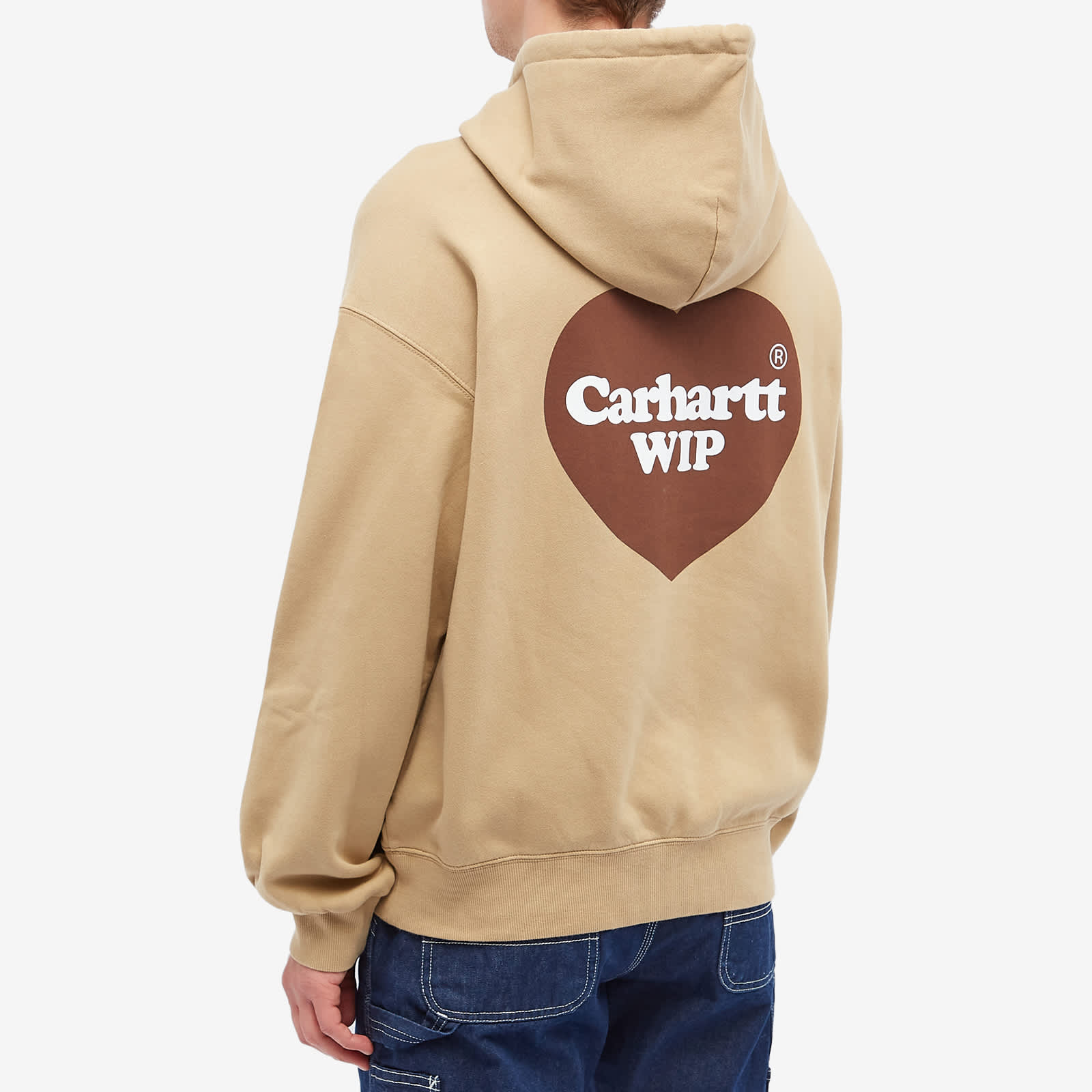 Carhartt WIP Hooded Heart Sweat Dusty Hamilton Brown | END.