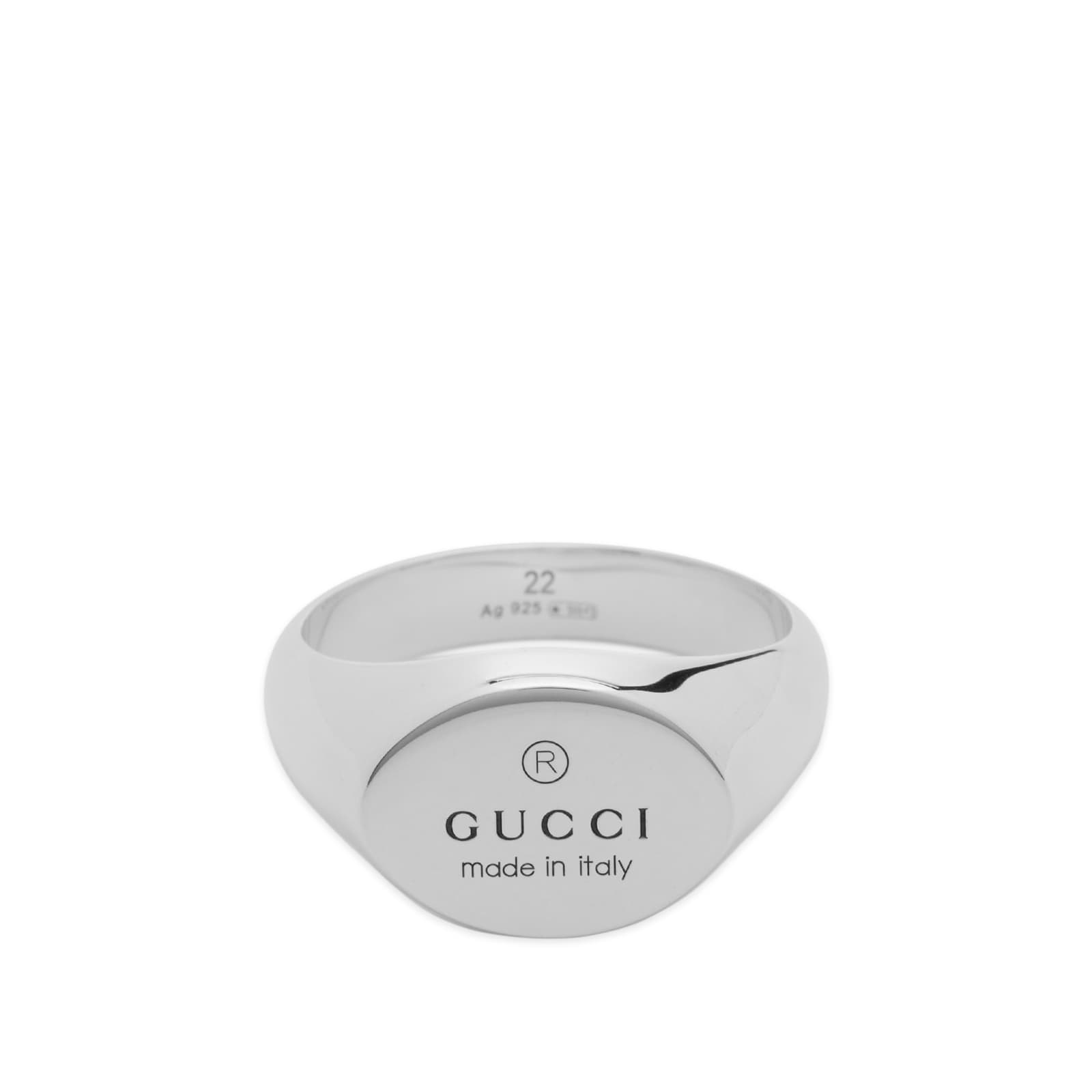 Gucci Trademark Ring - Silver