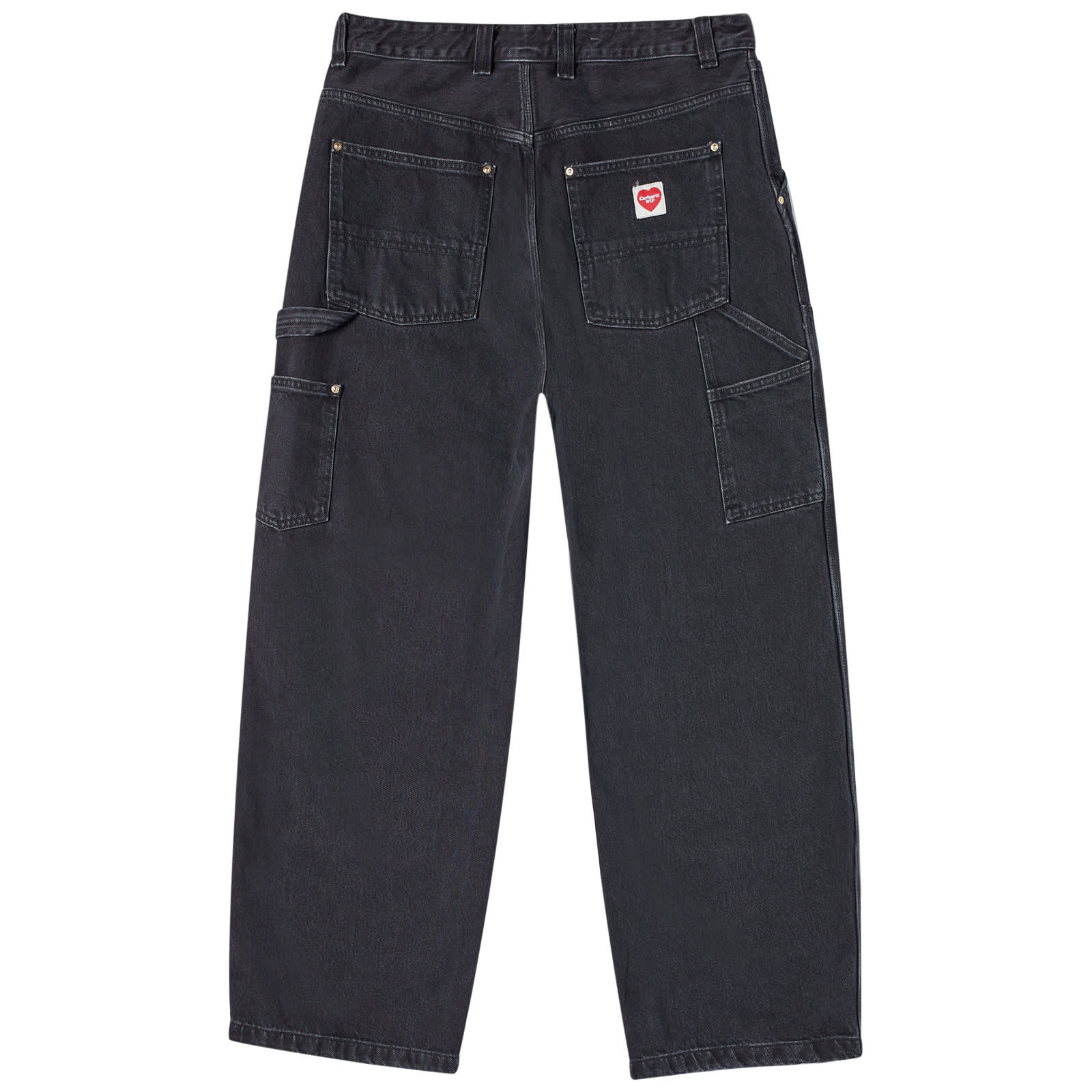 Carhartt WIP Nash Double Knee Pant Black Stone Washed | END.