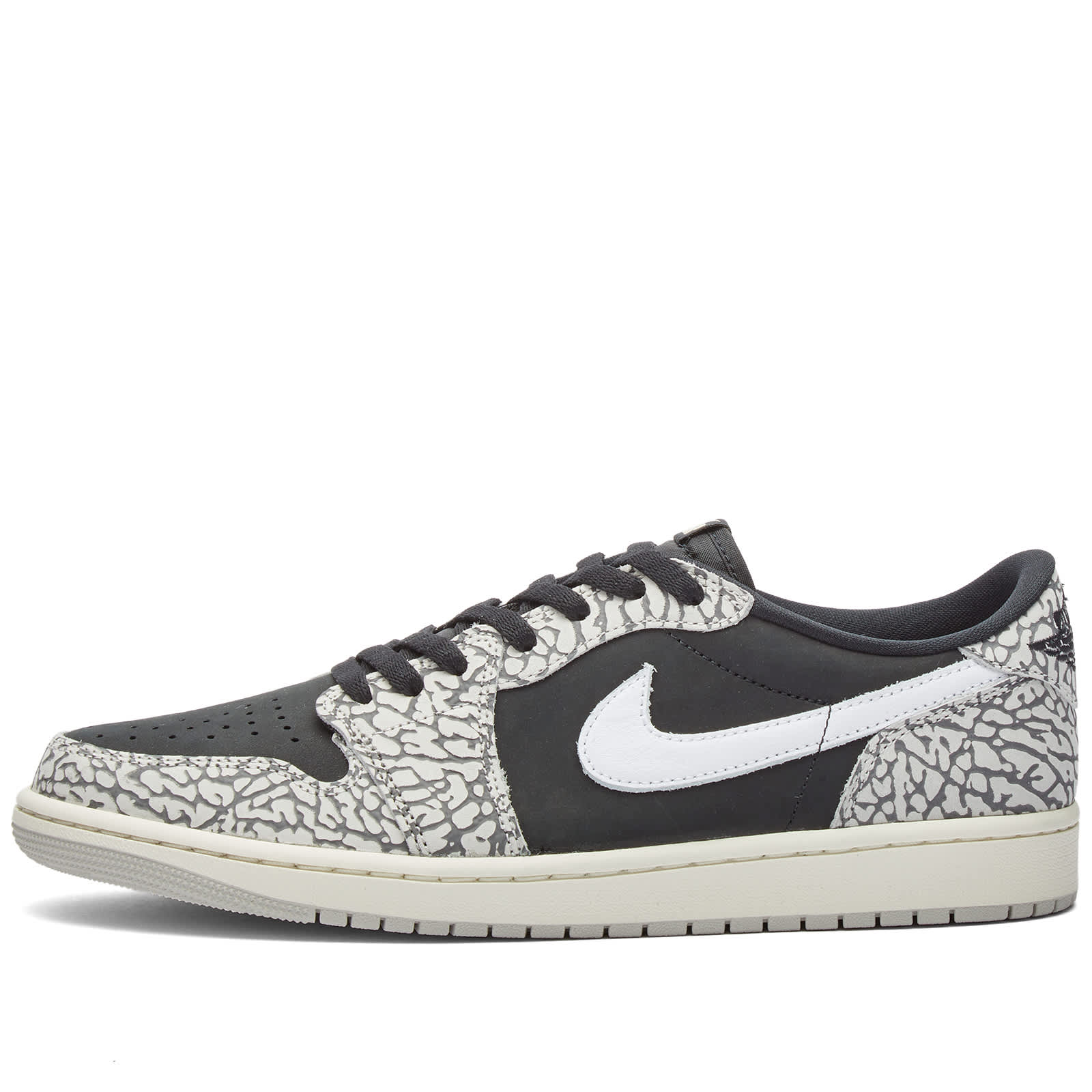 air jordan 1 low grey and black