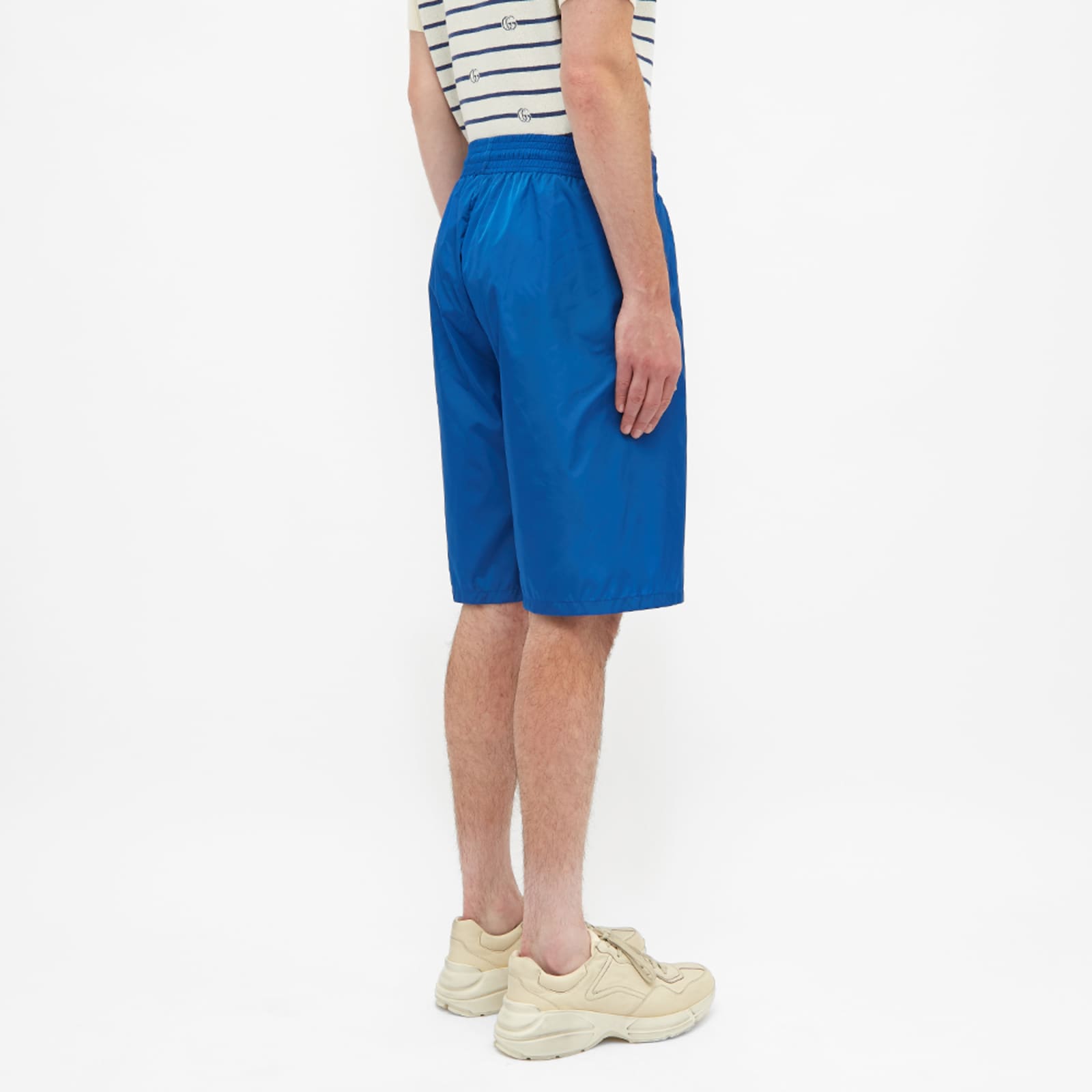 Gucci Logo Leg Swim Short Blue END.