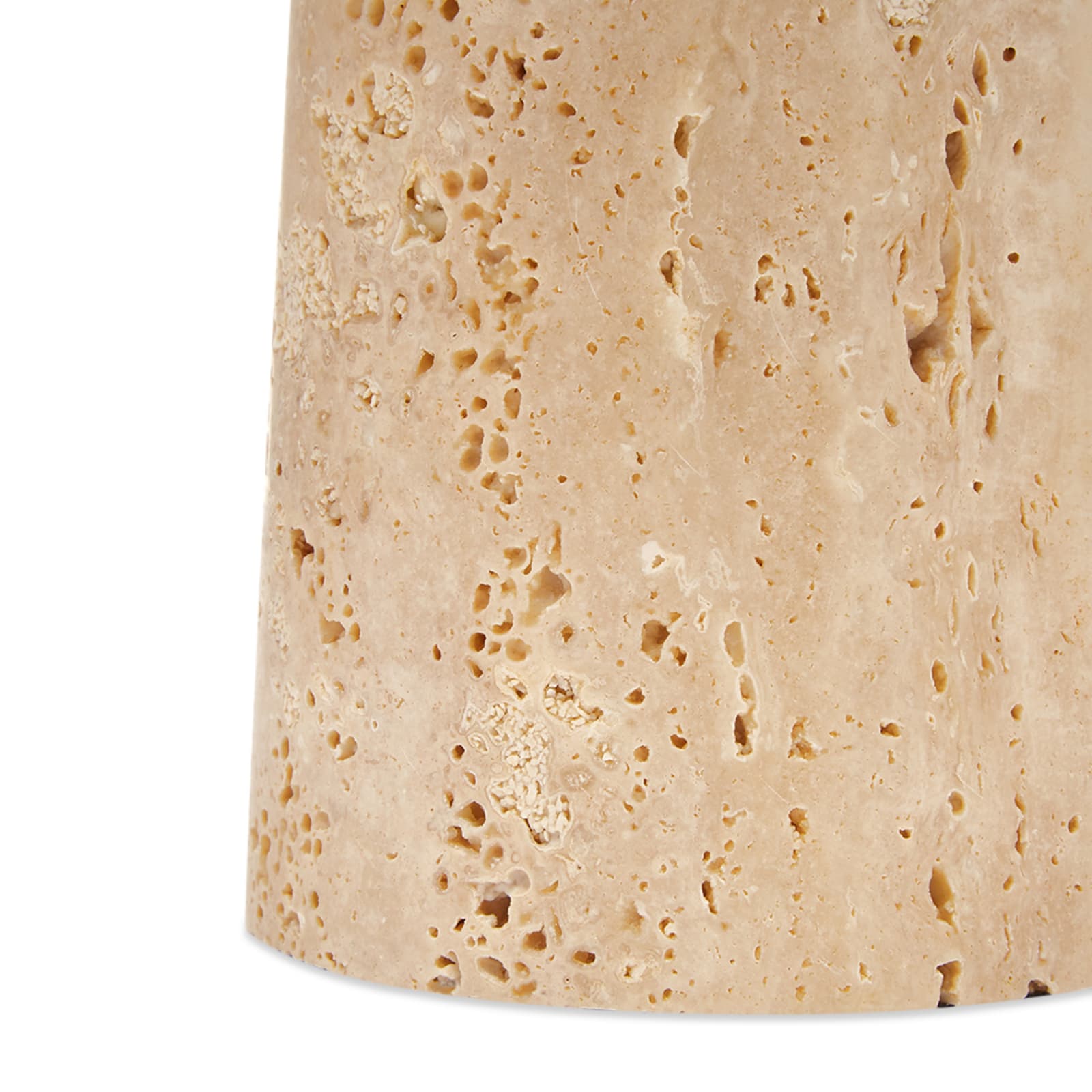 Menu Reverse Travertine Table Lamp Bronzed Brass END. (AU)