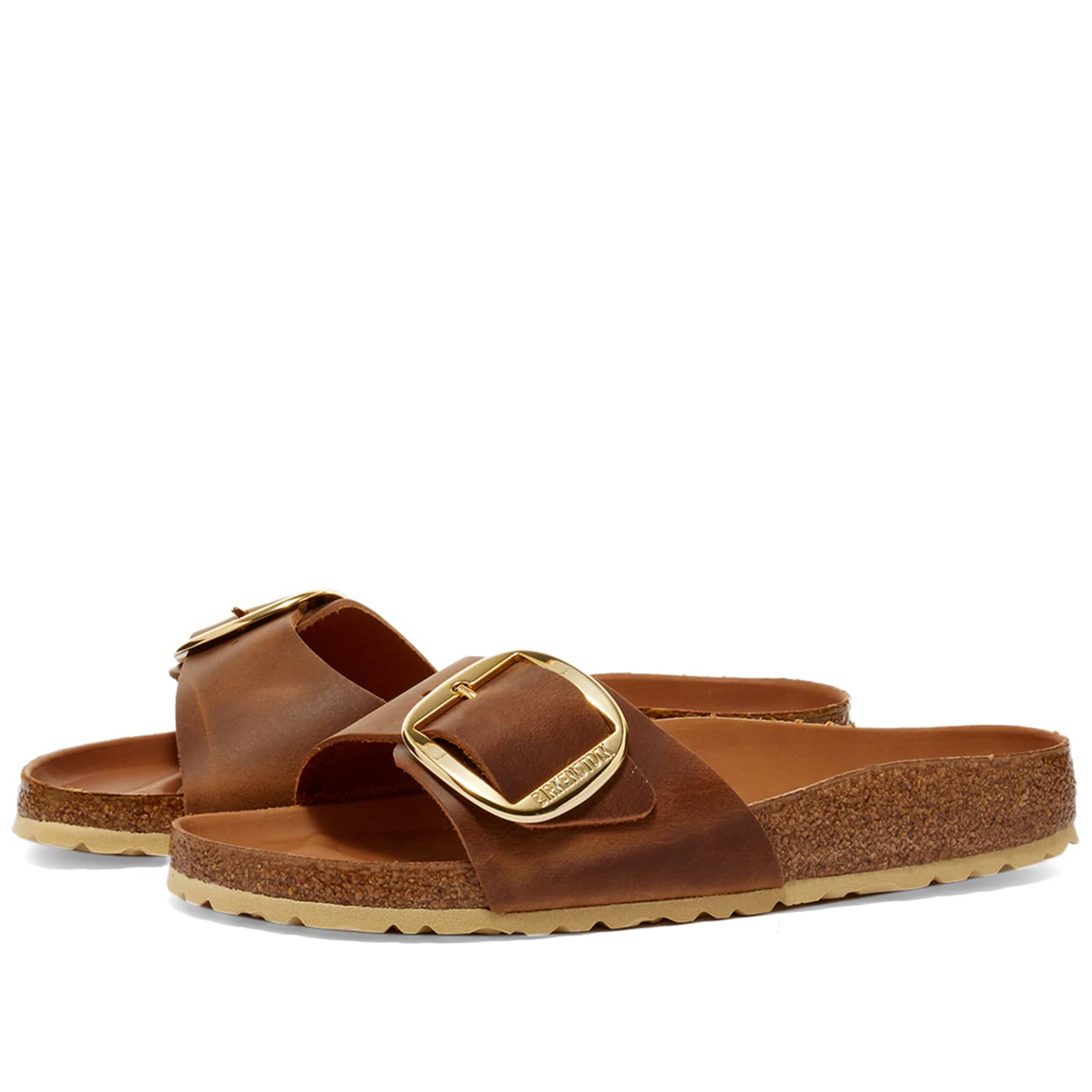 Birkenstock Madrid Big Buckle - Cognac