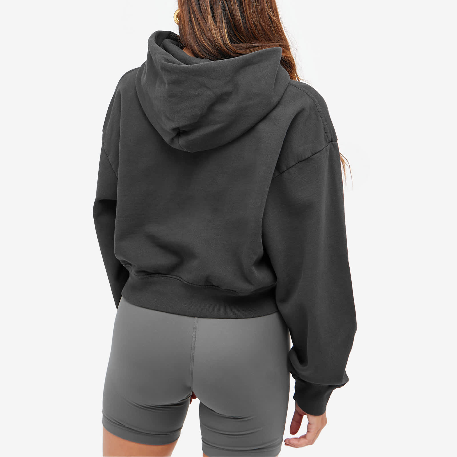 Sporty & Rich Vendome Cropped Hoodie Black & White END. (GB)