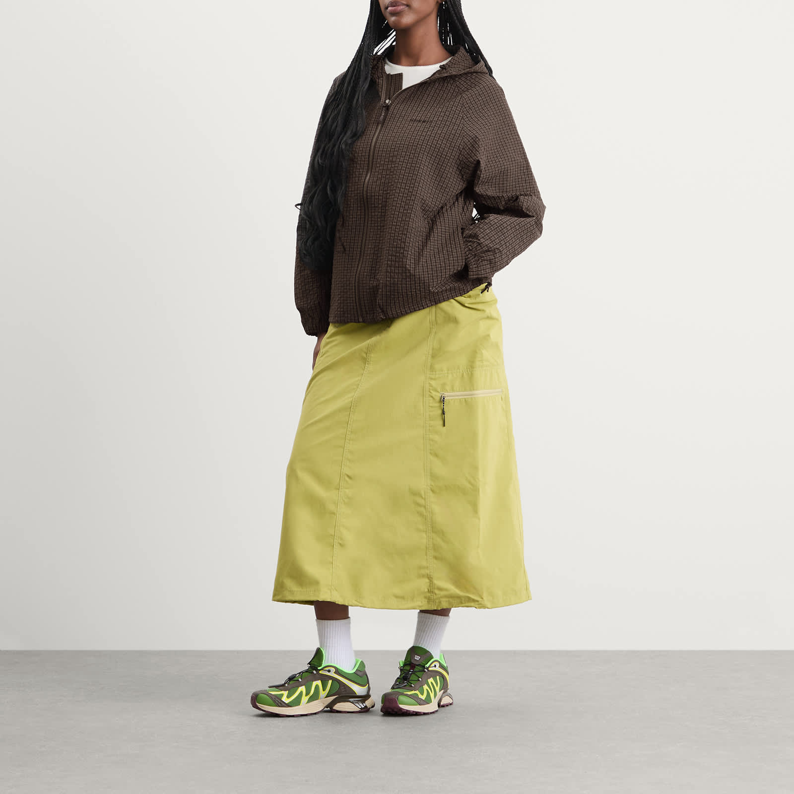 Gramicci Northside Plaid Hooded Jacket