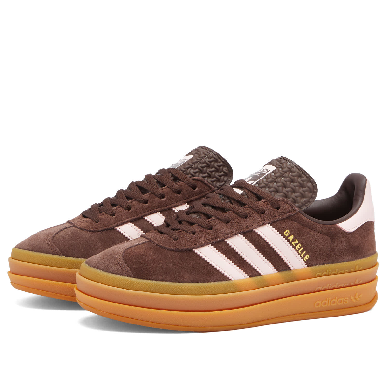 Adidas Gazelle Bold W Auburn, Icey Pink & Gold | END. (US)
