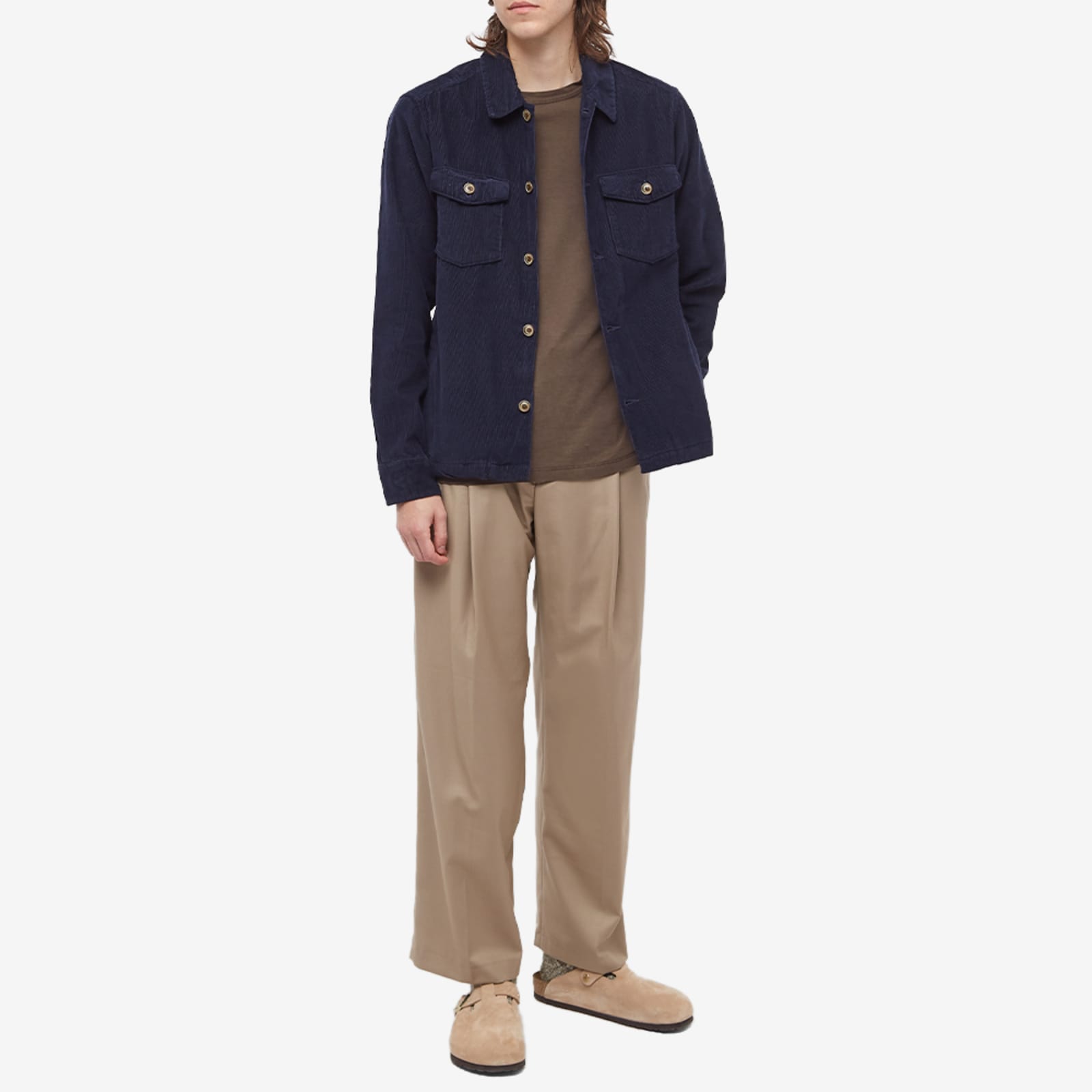 Corridor Corduroy Military Jacket Midnight END.