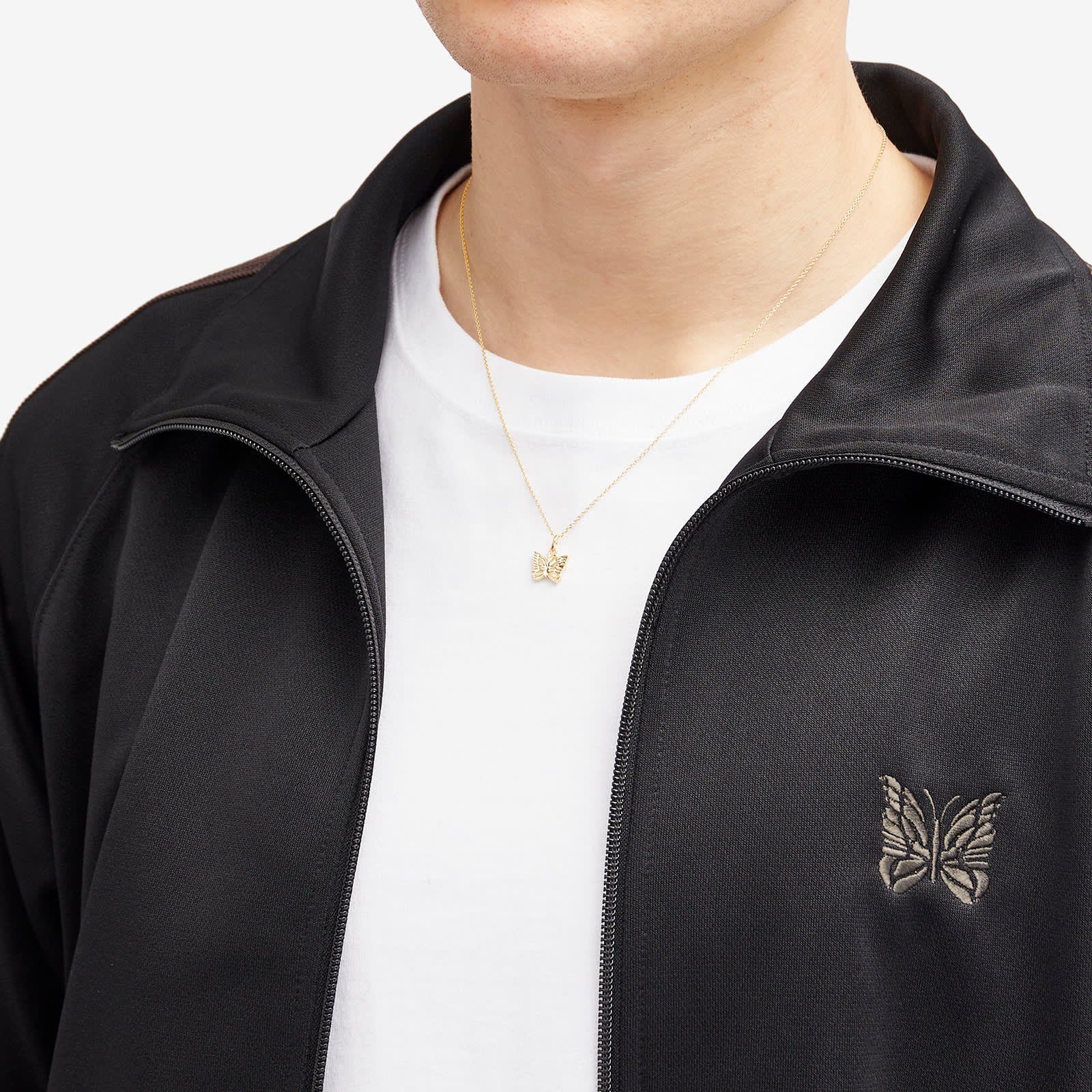 Needles Gold Plated Pendant Necklace
