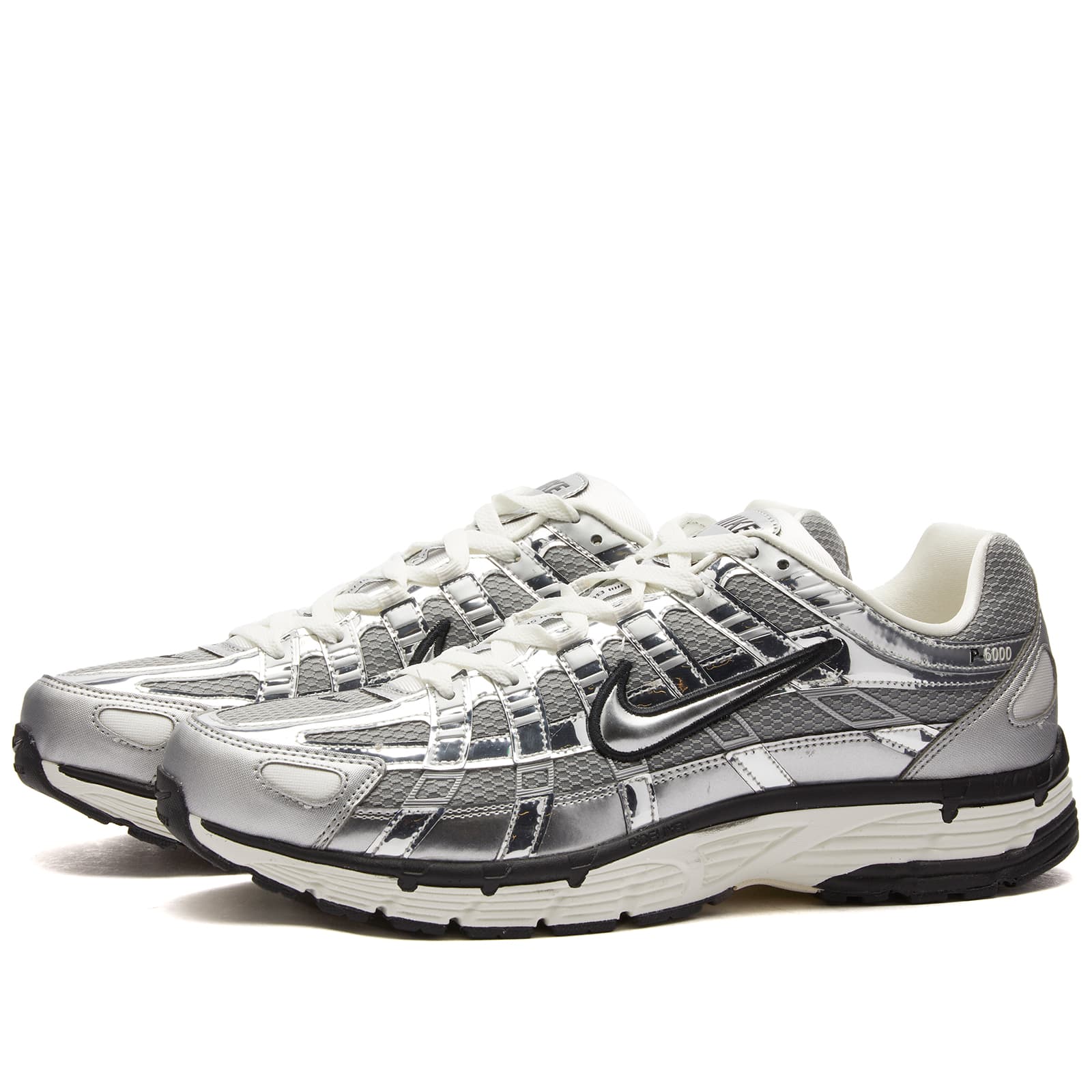 Nike P-6000 - Metallic Silver, Sail & Black