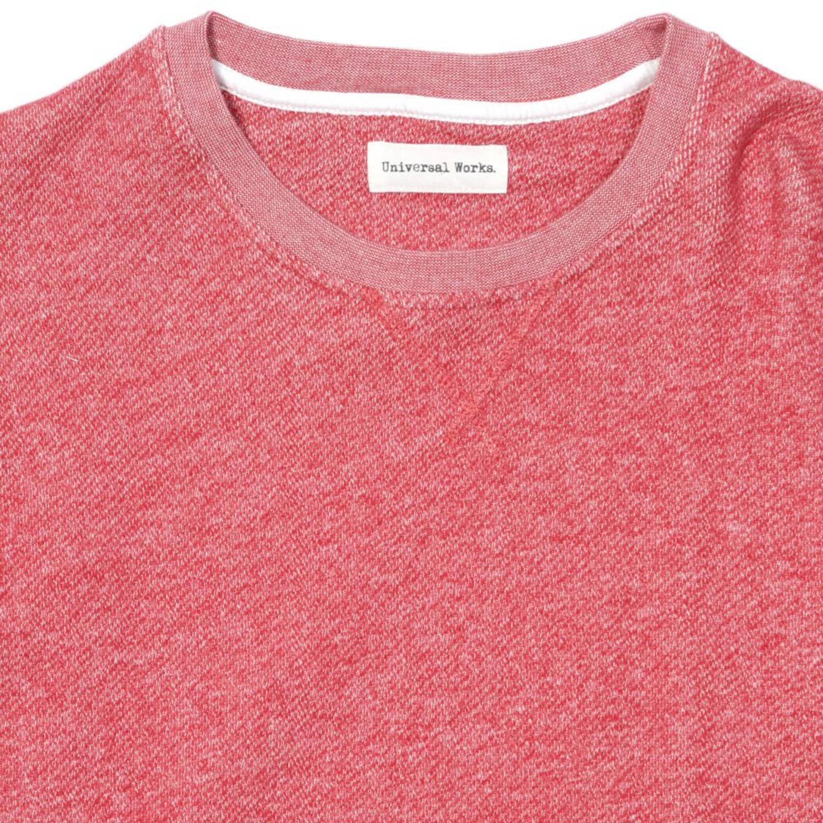 Universal Works Heskin Sweat - Red Marl