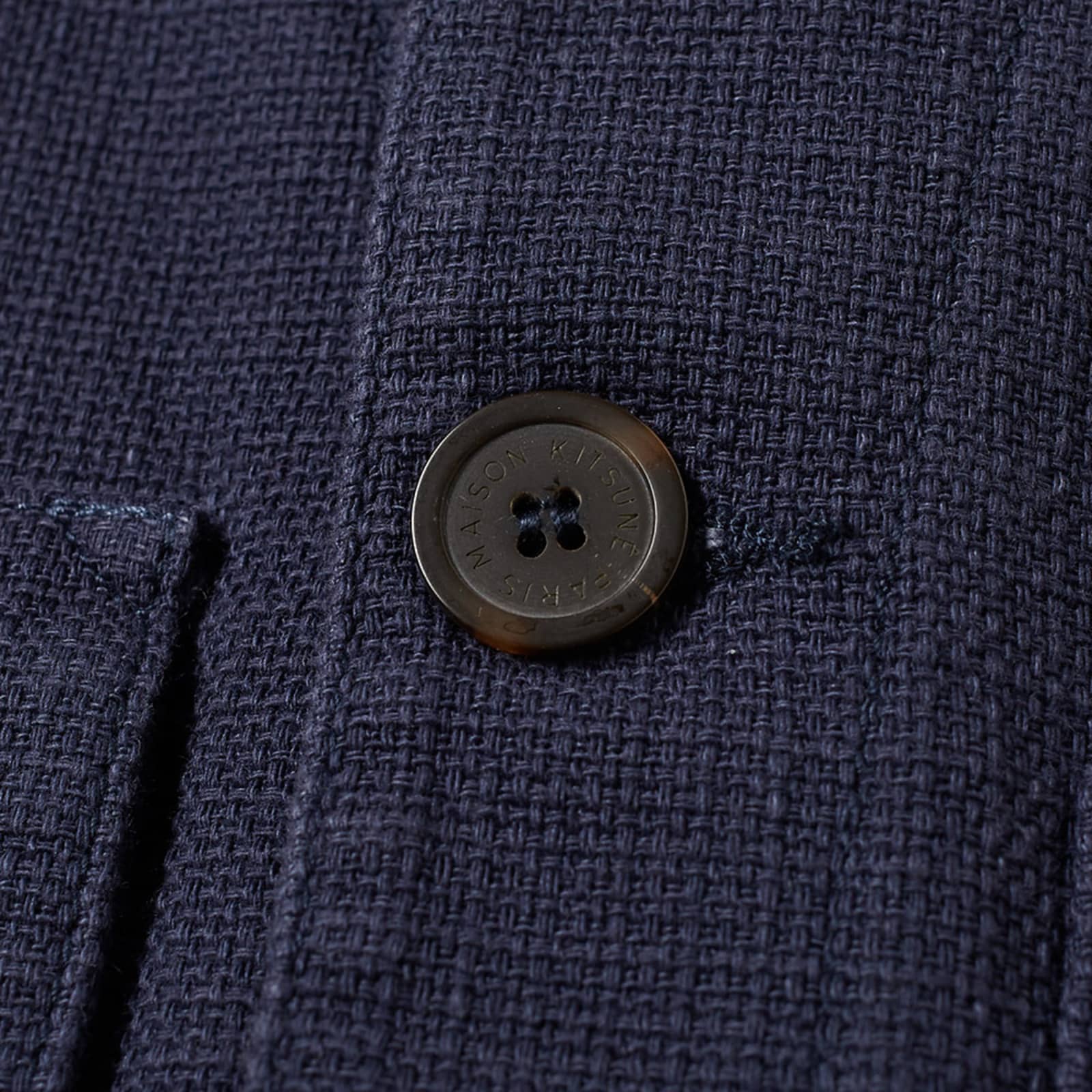 Maison Kitsuné Artist Jacket Dark Navy END.