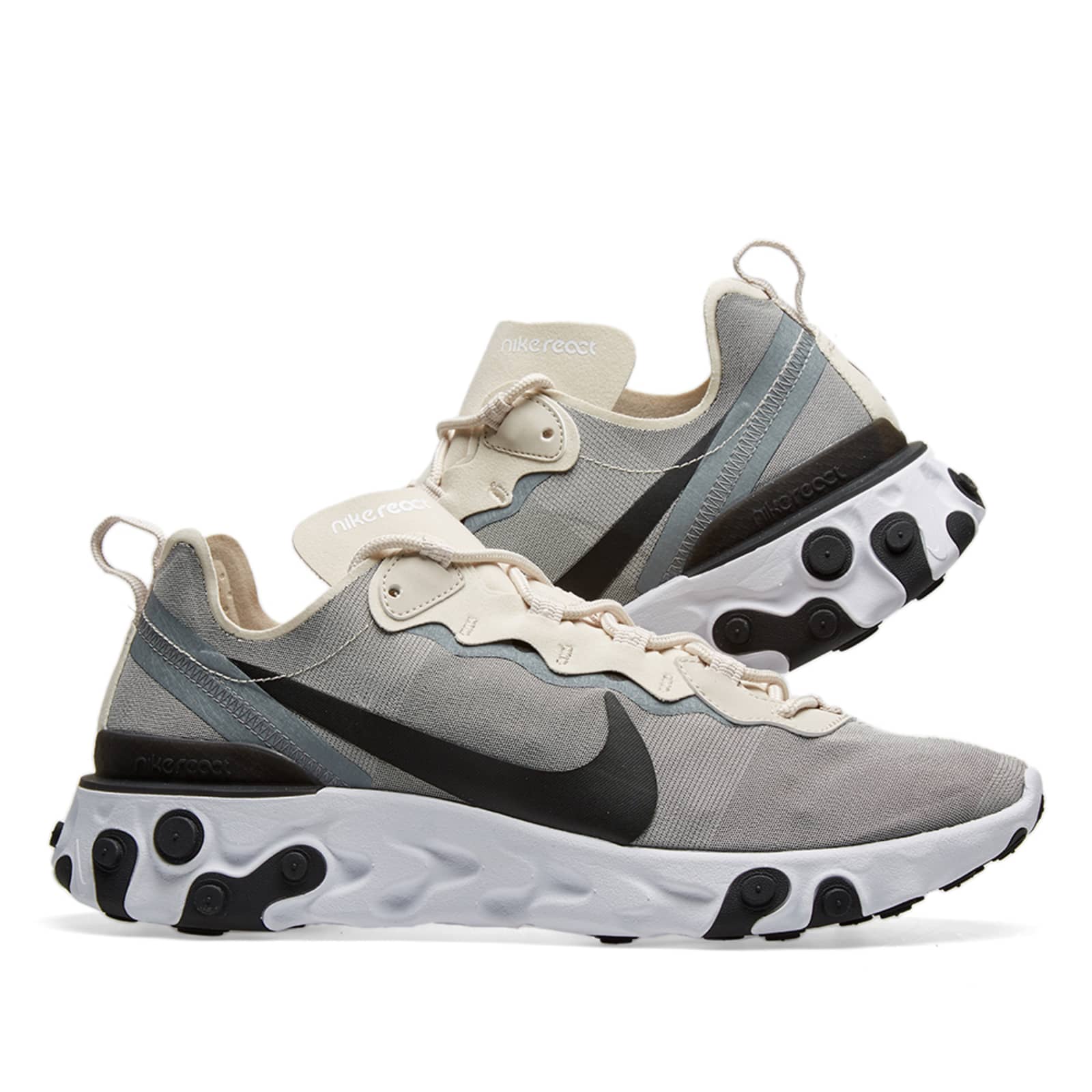 Nike React Element 55 - Light Brown, Beige & Yellow