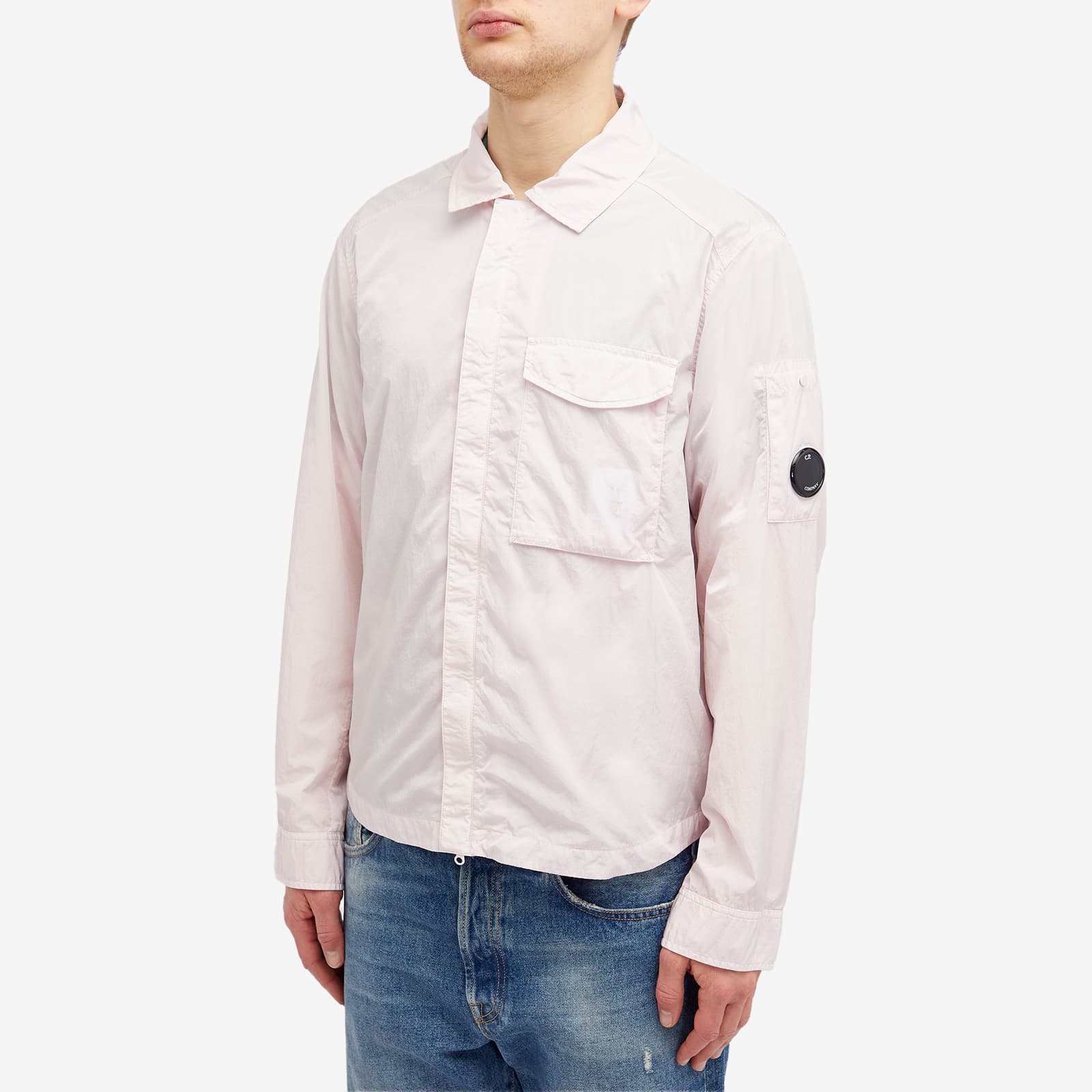 C.P. Company Chrome-R Pocket Overshirt - Heavenly Pink