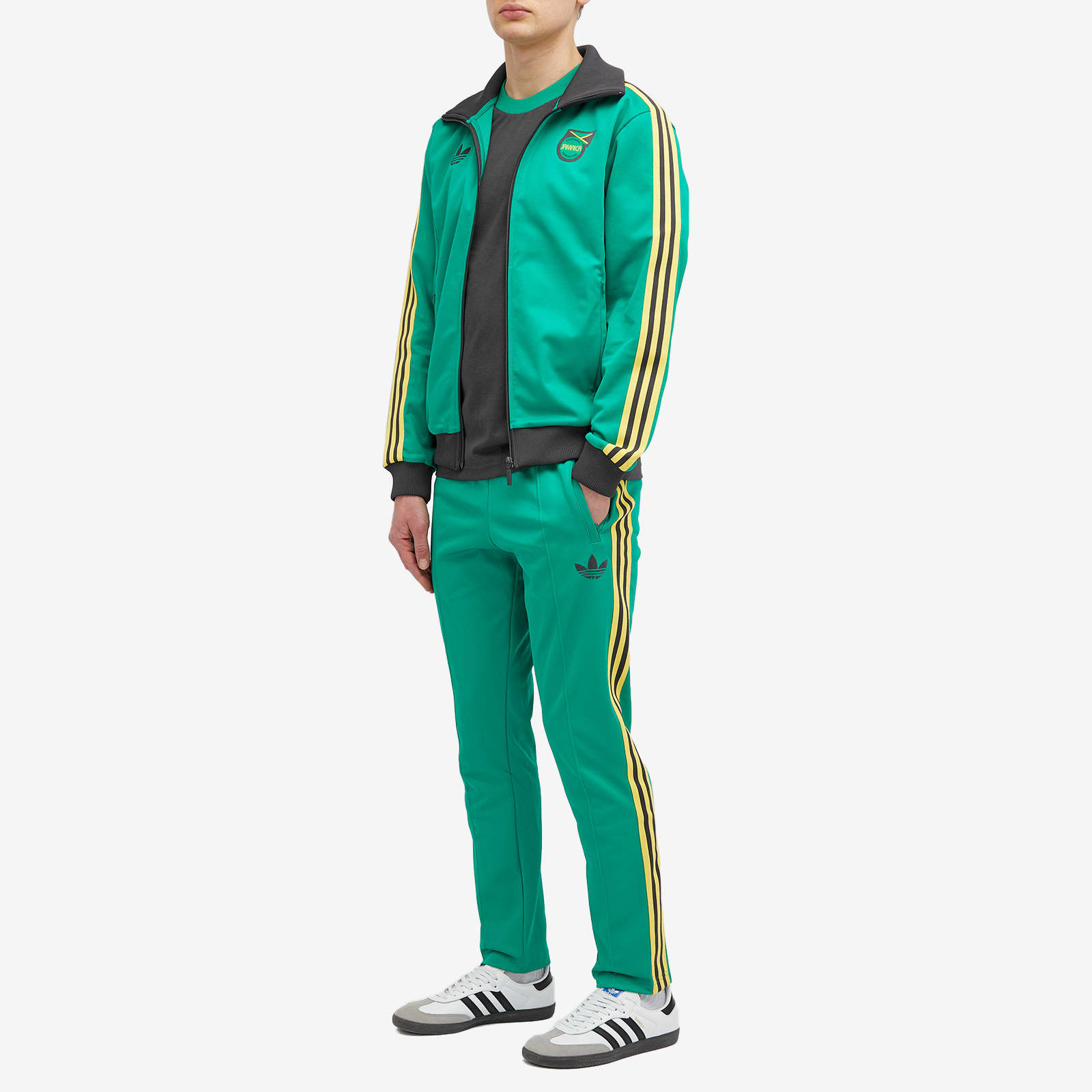 Adidas Jamaica JFF Track Pant Court Green END.
