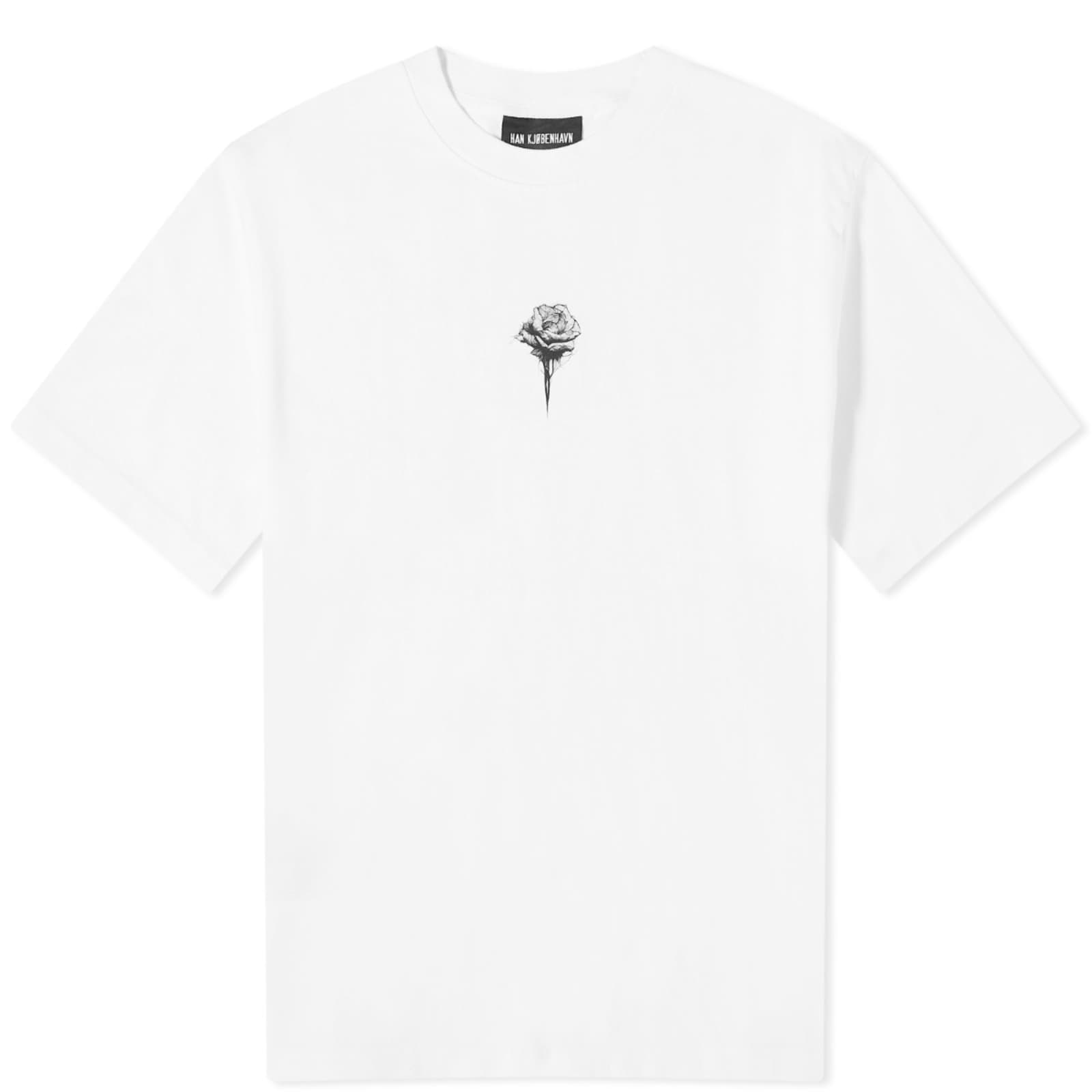 Han Kjobenhavn Rose Boxy T-Shirt White | END.
