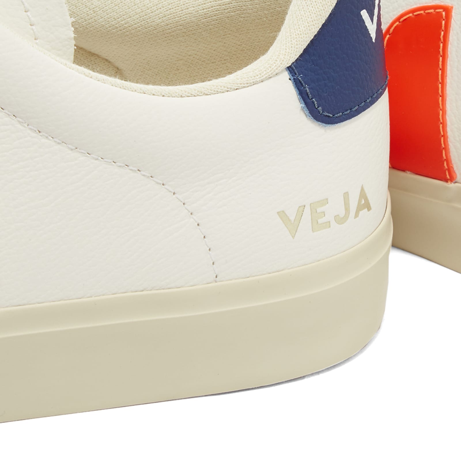 Veja Campo Sneaker White & Fluo Orange END.