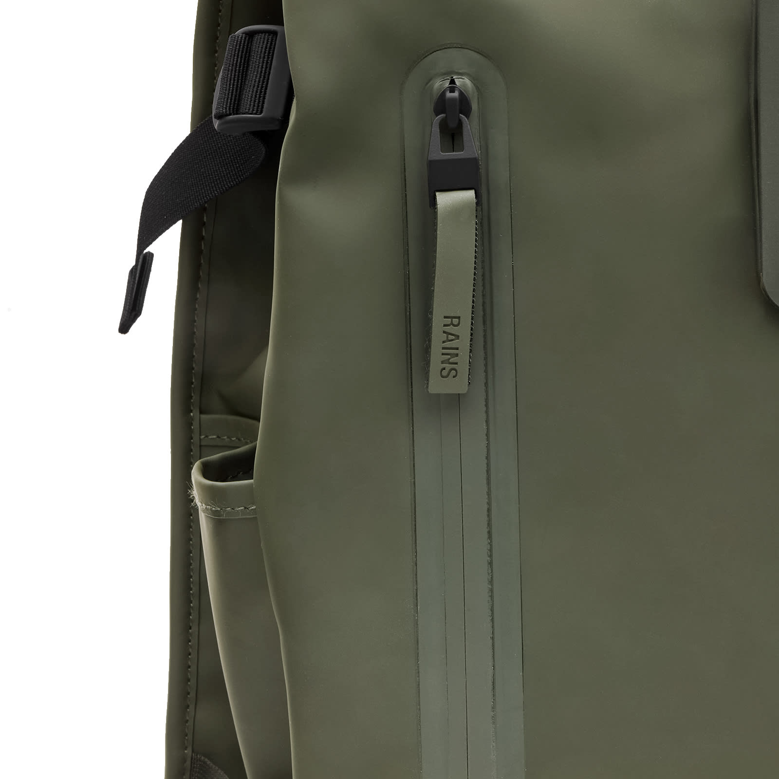 RAINS Rolltop Rucksack Large Green END.