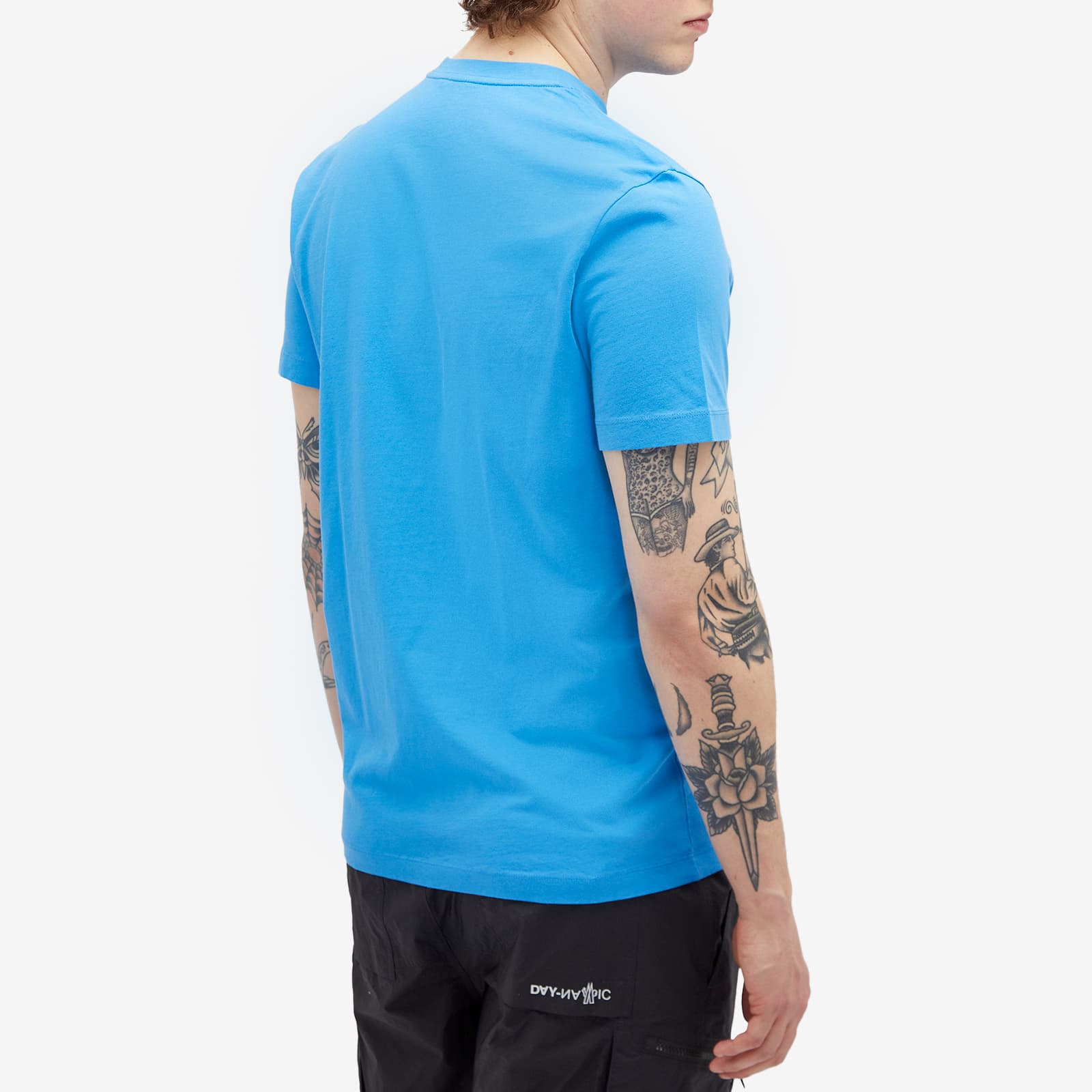 Moncler Tonal Logo T-Shirt - Blue