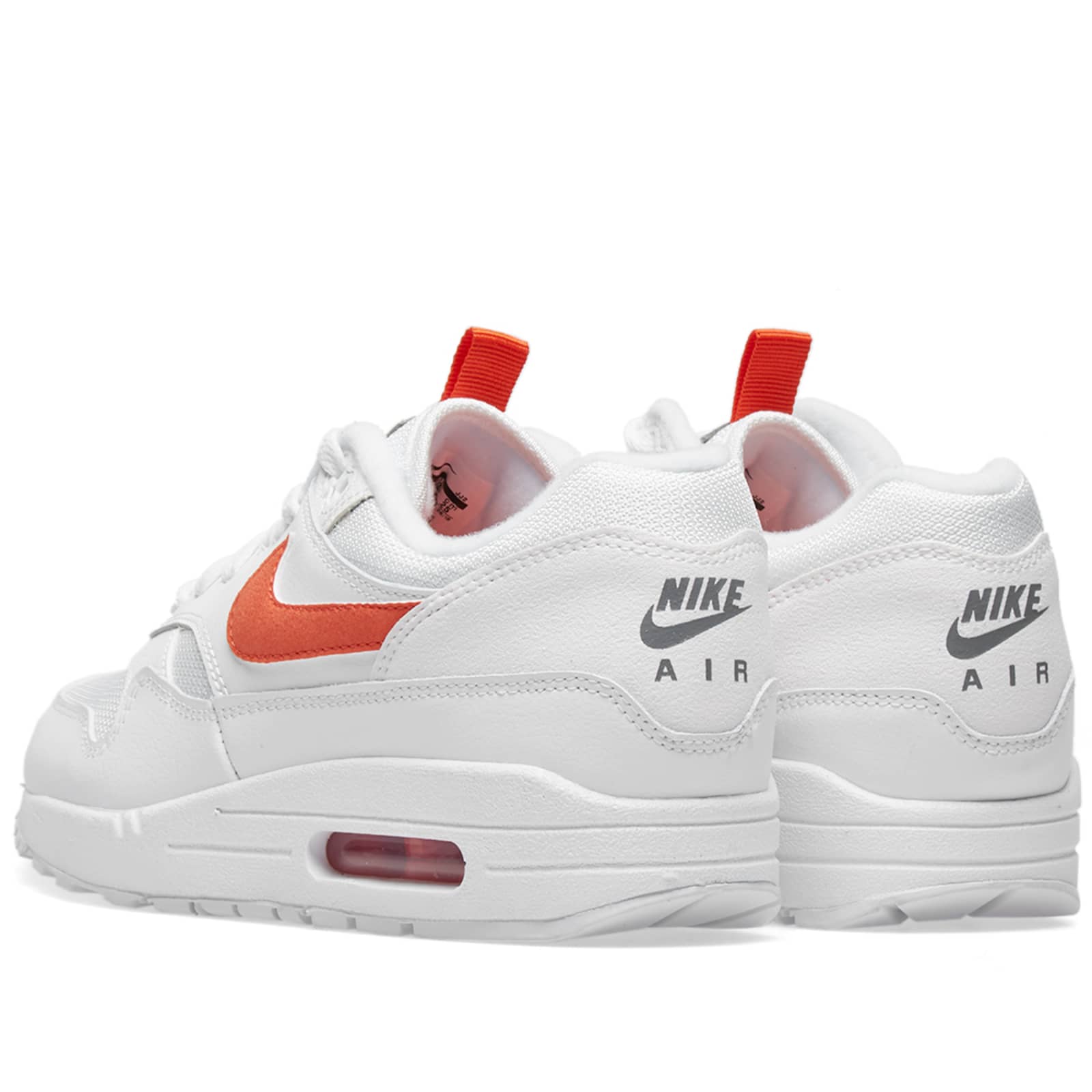 nike air max 1 se white orange