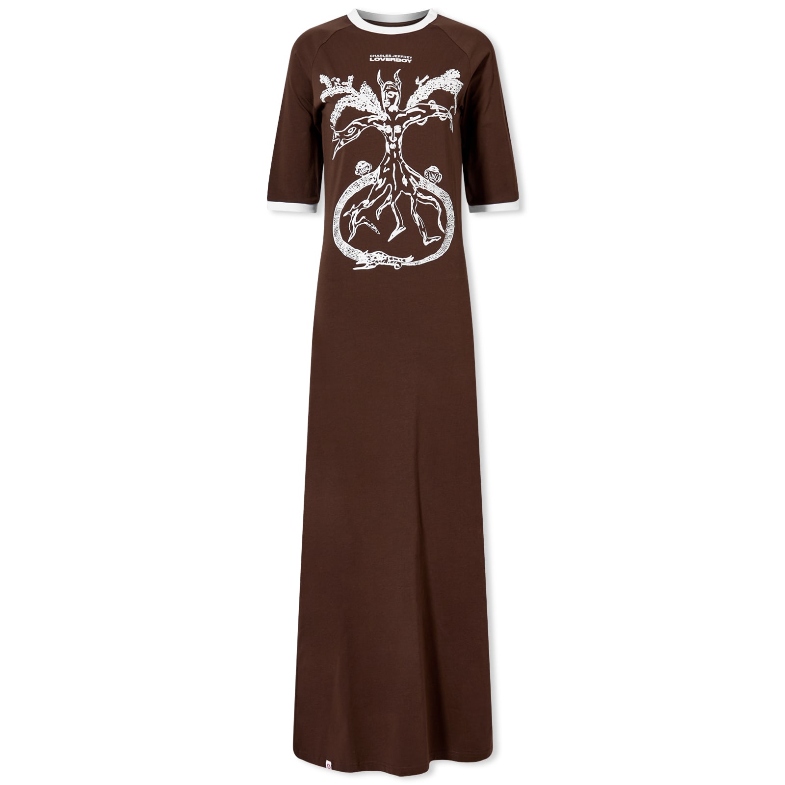 Charles Jeffrey Baby TShirt Maxi Dress Brown END. (US)