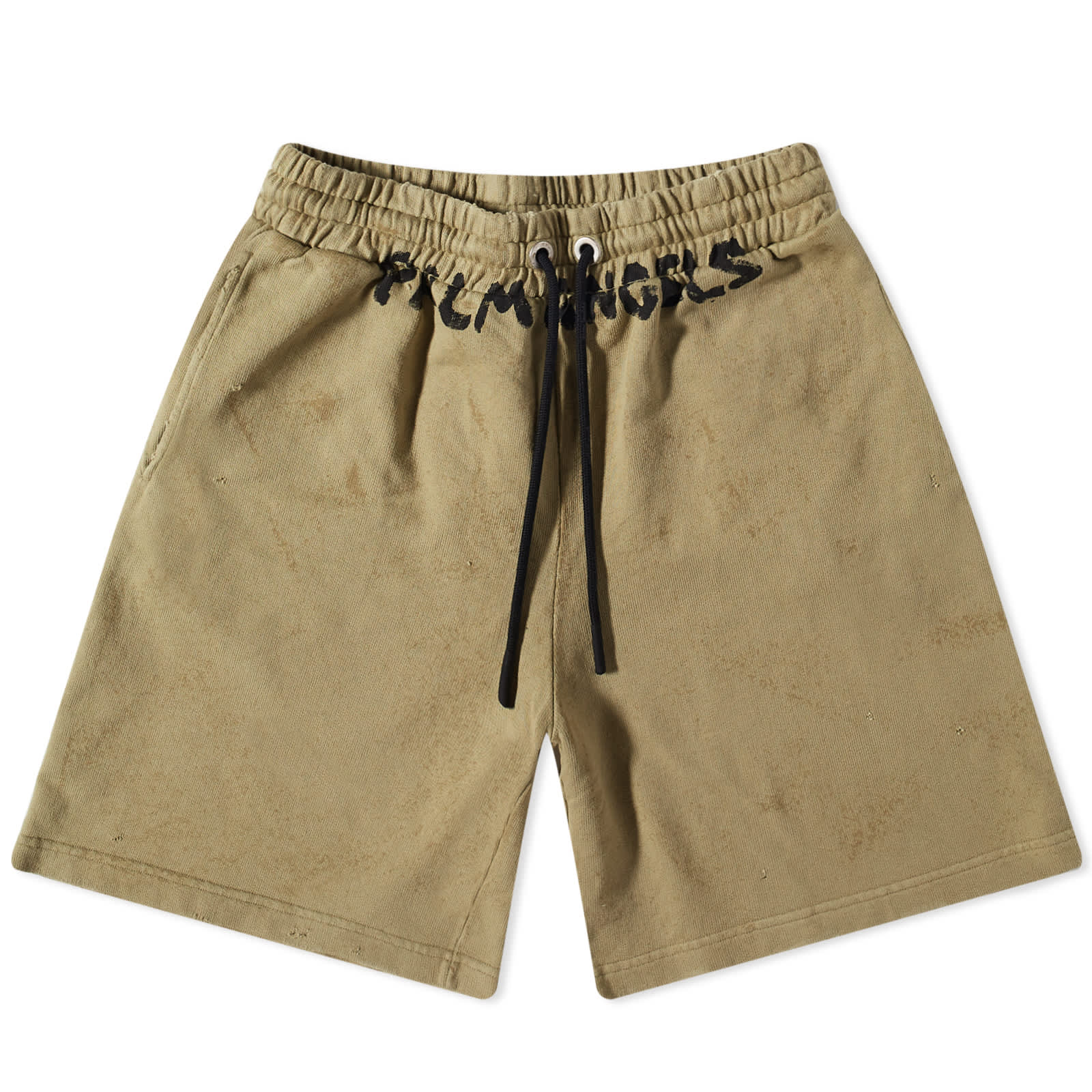 Palm Angels Logo Sweat Pant Military Black END.