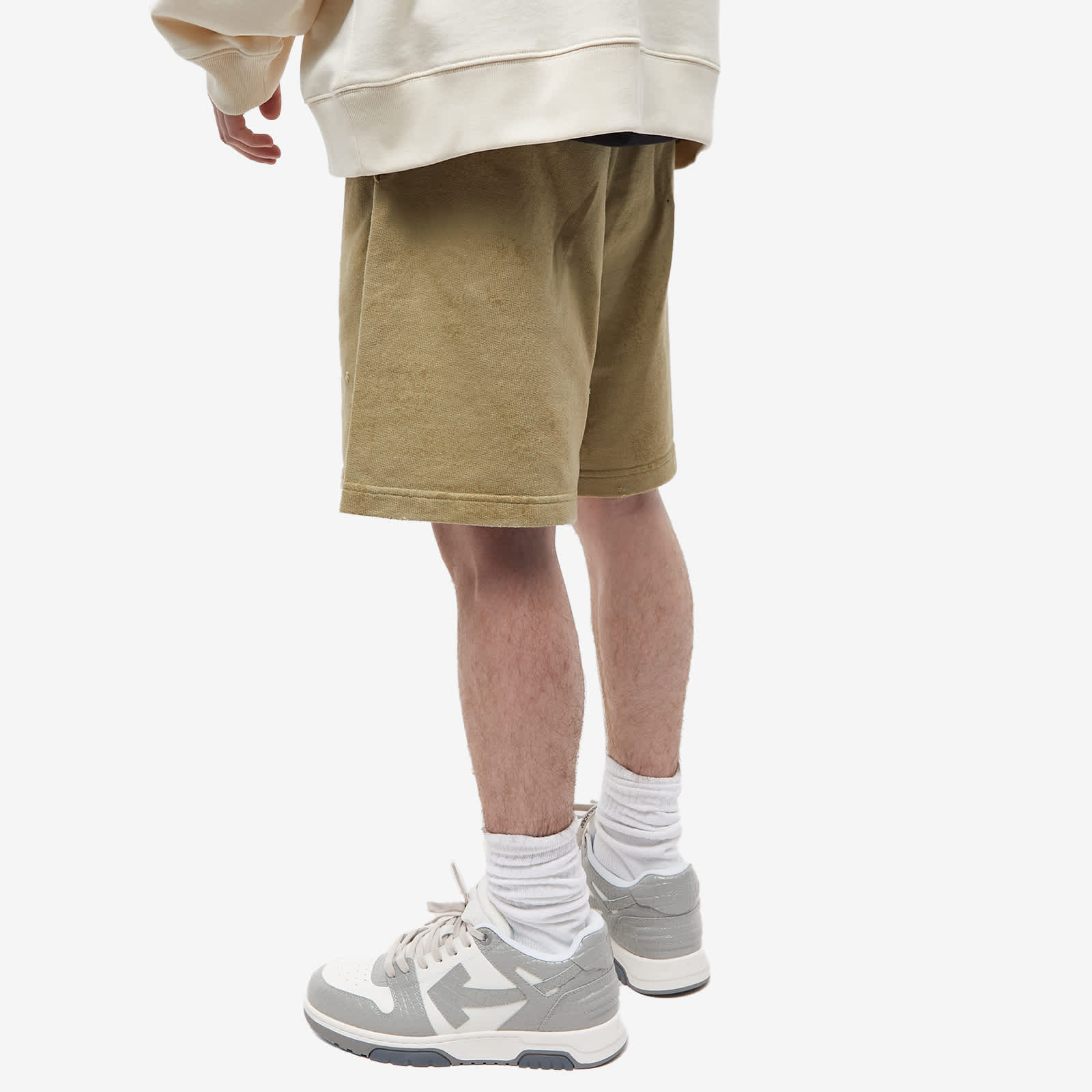 Palm Angels Logo Sweat Pant Military Black END.