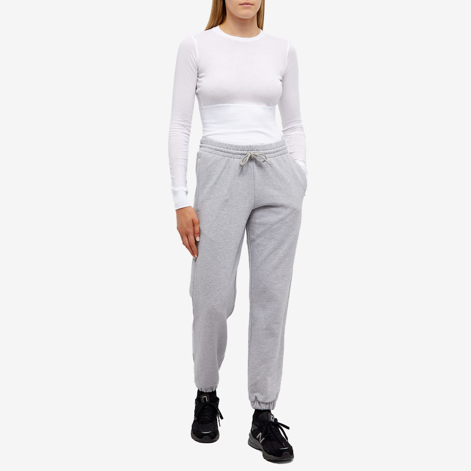 WARDROBE.NYC Track Pant Grey Marl END. (Global)