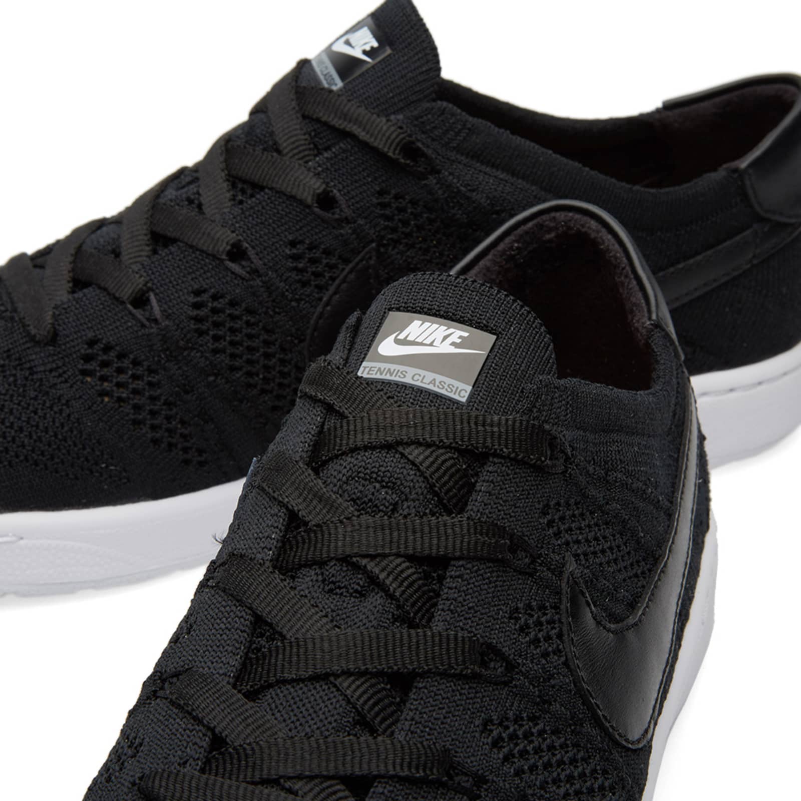 nike tennis classic ultra flyknit black