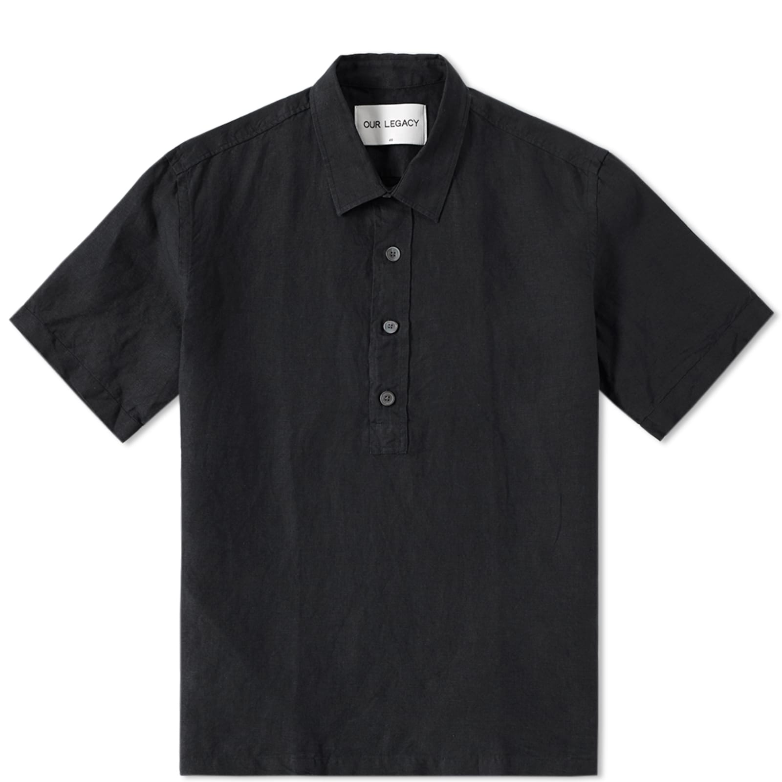 Our Legacy Short Sleeve Popover Shirt Marine END. (US)