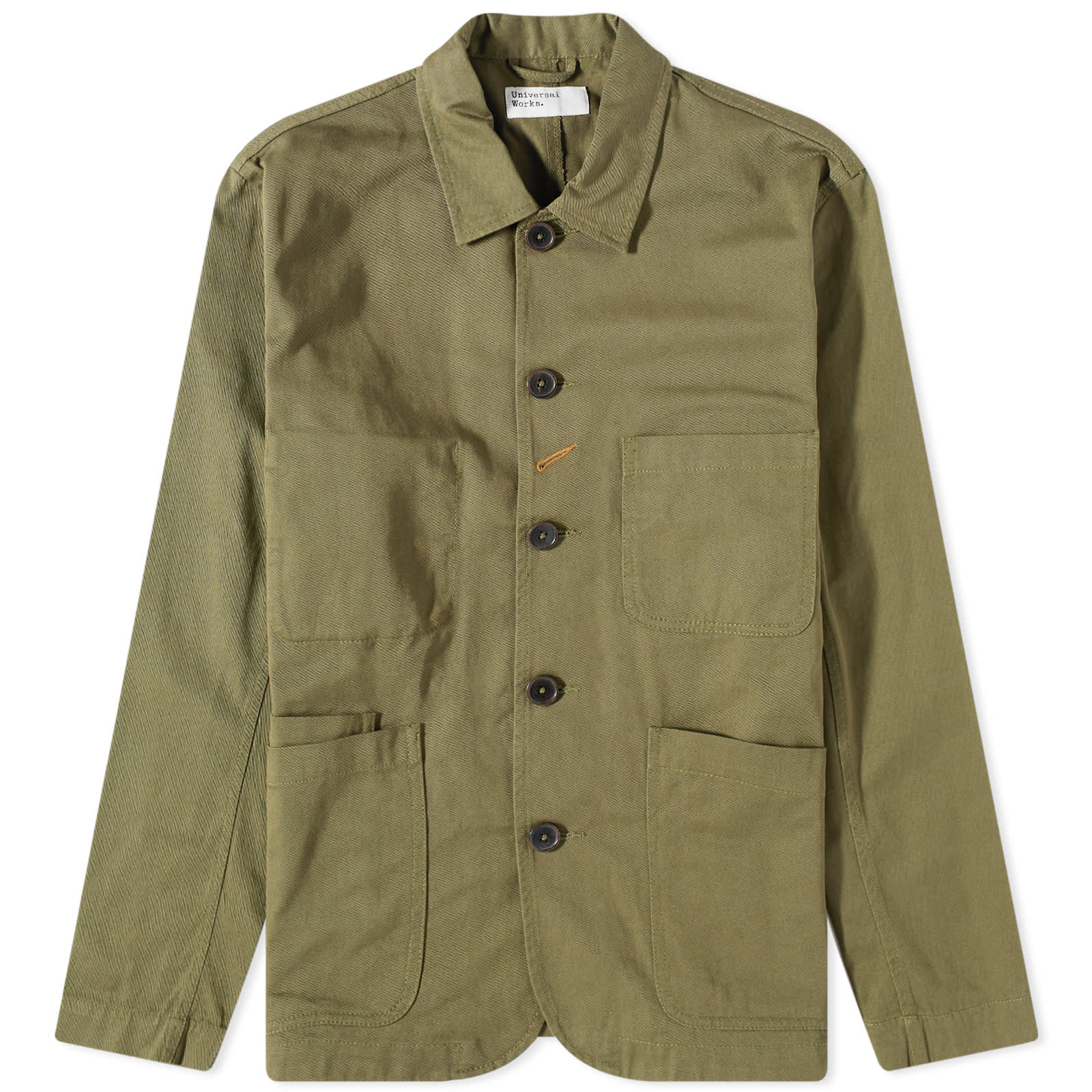Universal Works Bakers Jacket Light Olive END.