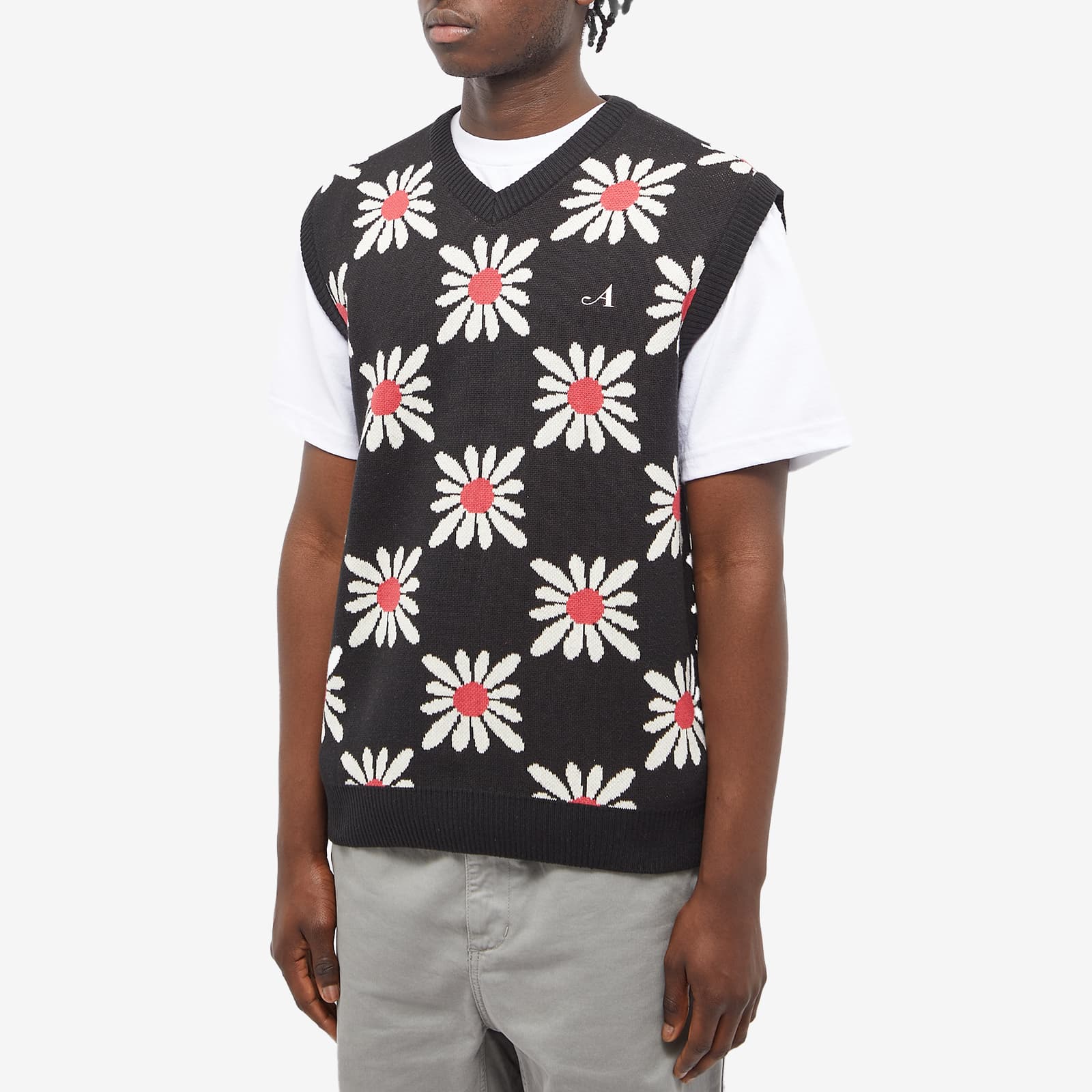 Awake NY Floral Sweater Vest Black Floral END. (KR)