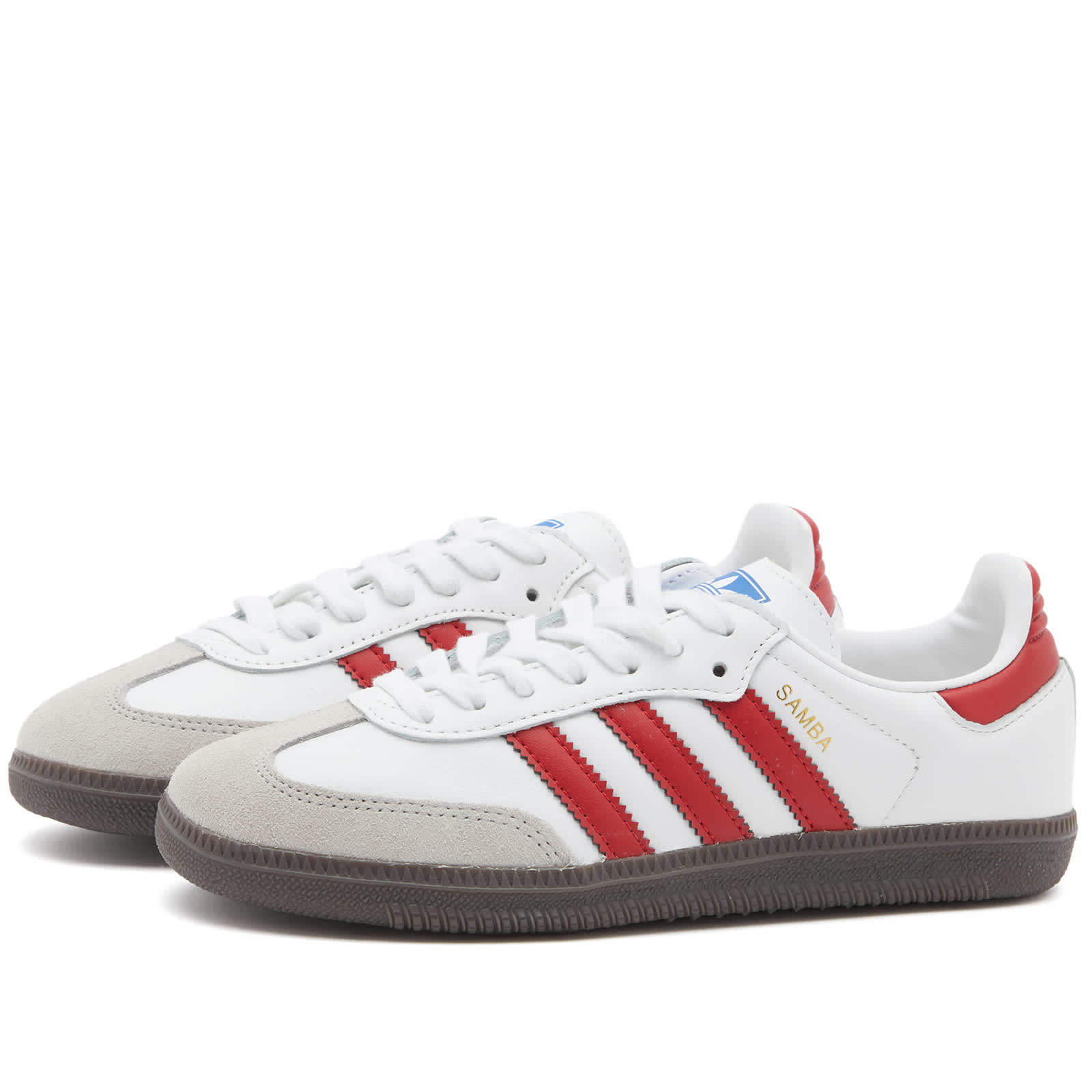 Adidas Samba OG - White & Better Scarlet